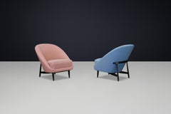 Set of 2 Model 115 Lounge Chairs by Theo Ruth for Artifort, Netherlands, 1950s