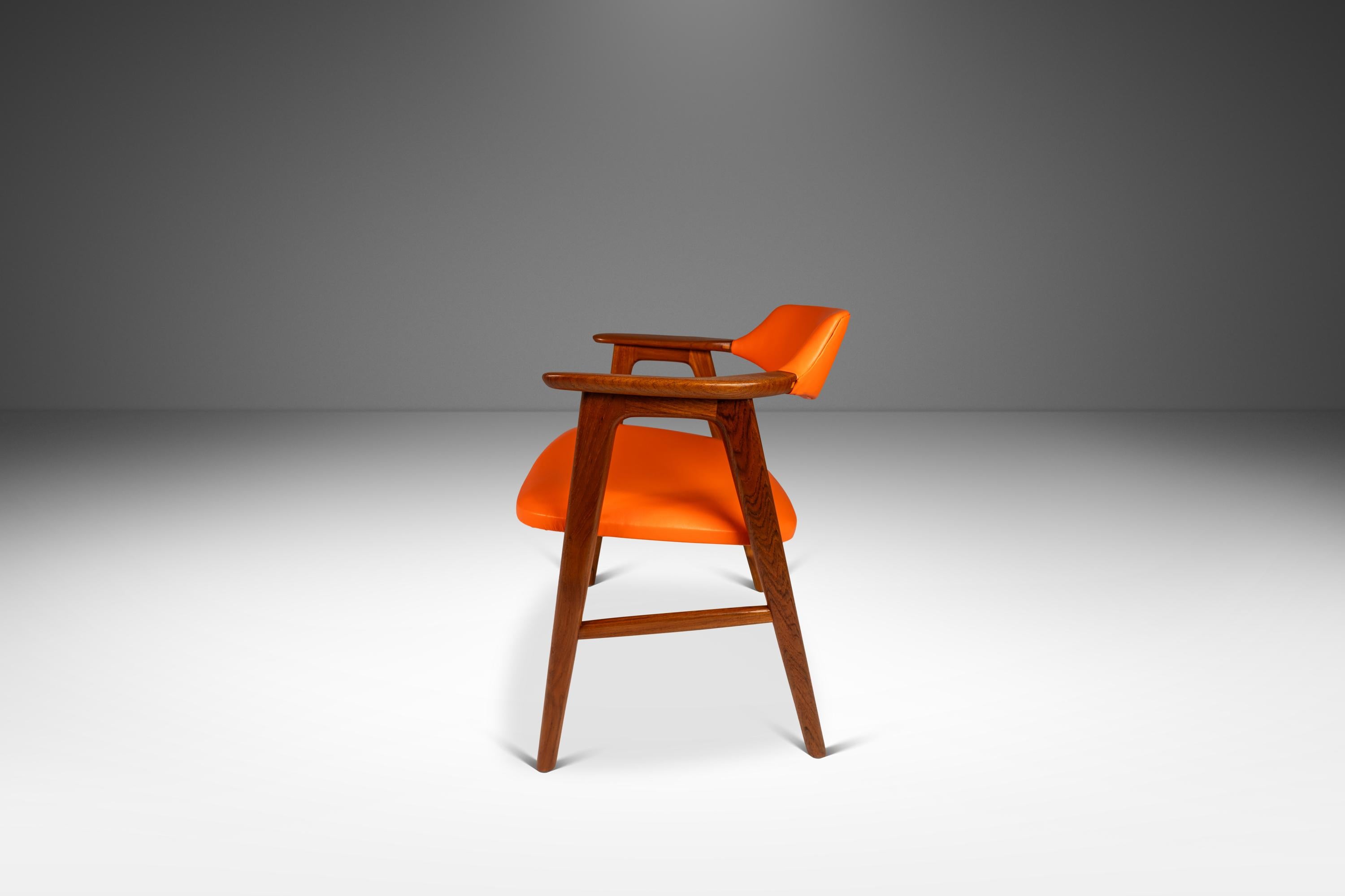 Mid-20th Century Set of 2 Model 42 Arm Chairs, Erik Kirkegaard, Høng Stolefabrik, Denmark, 1950's
