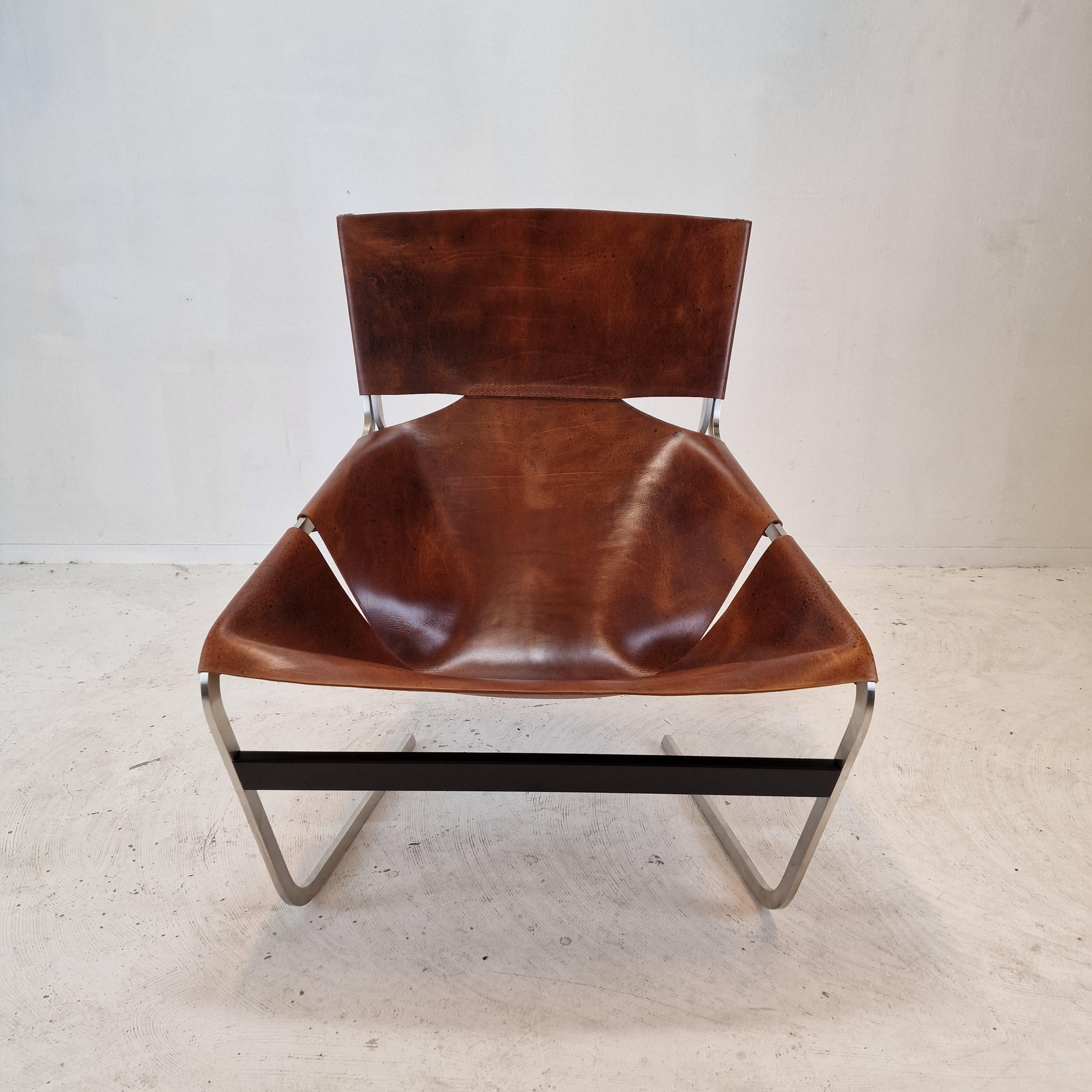 Set of 2 Model F444 Lounge Chairs by Pierre Paulin for Artifort, 1960s For Sale 4