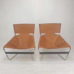 Set of 2 Model F444 Lounge Chairs by Pierre Paulin for Artifort, 1960s
