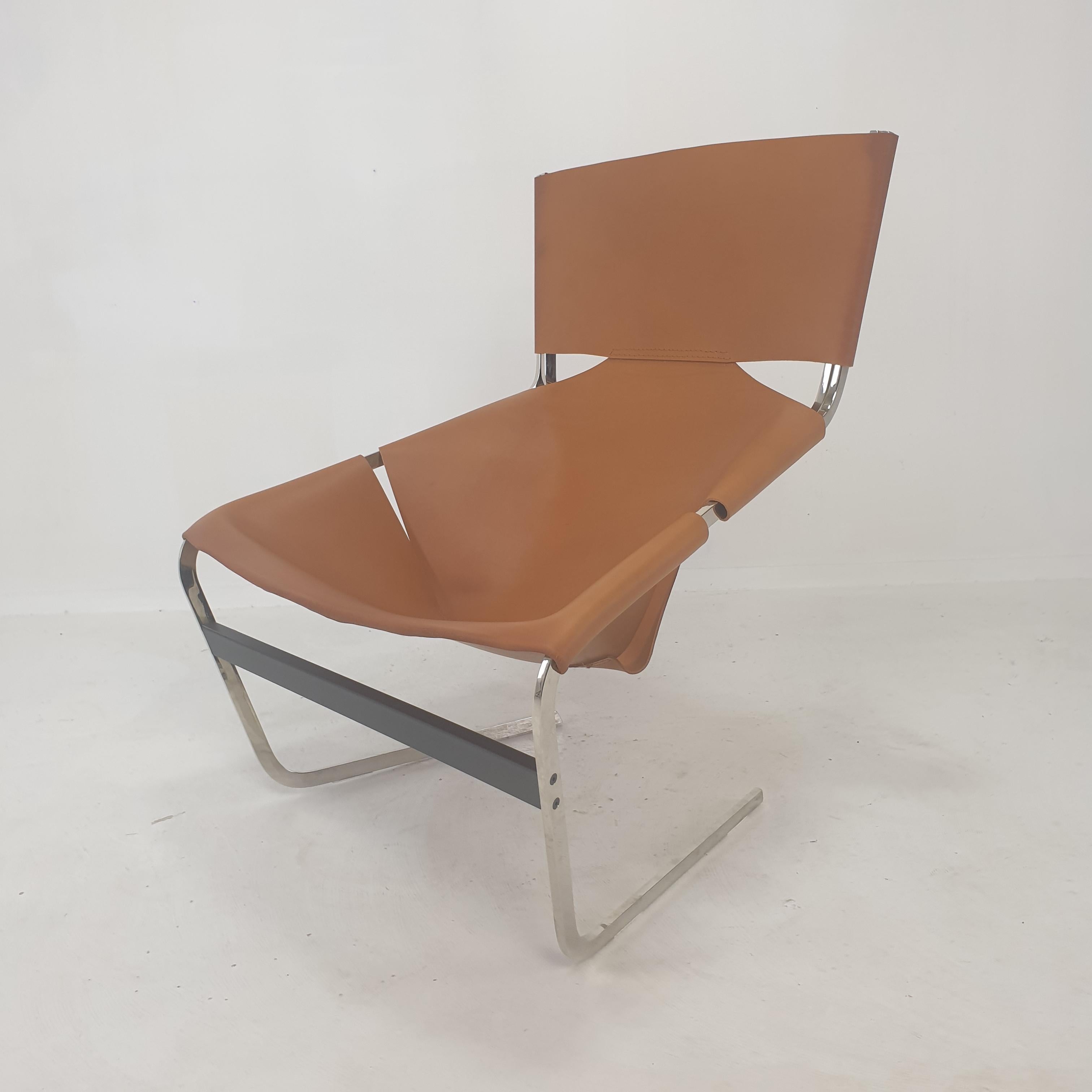 Mid-Century Modern Set of 2 Model F444 Lounge Chairs by Pierre Paulin for Artifort, 1960s For Sale