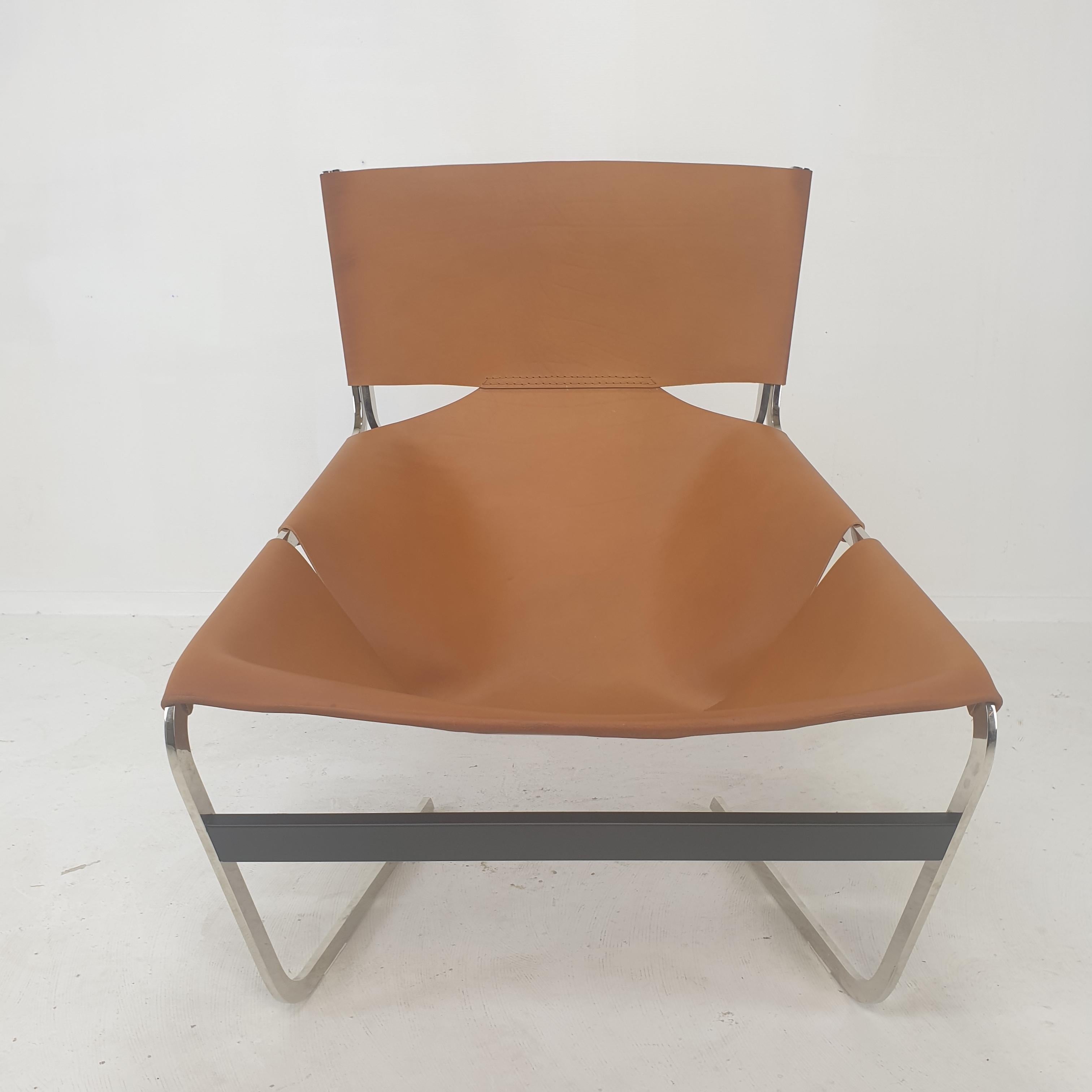 Mid-Century Modern Ensemble de 2 chaises longues modèle F444 de Pierre Paulin pour Artifort, années 1960 en vente