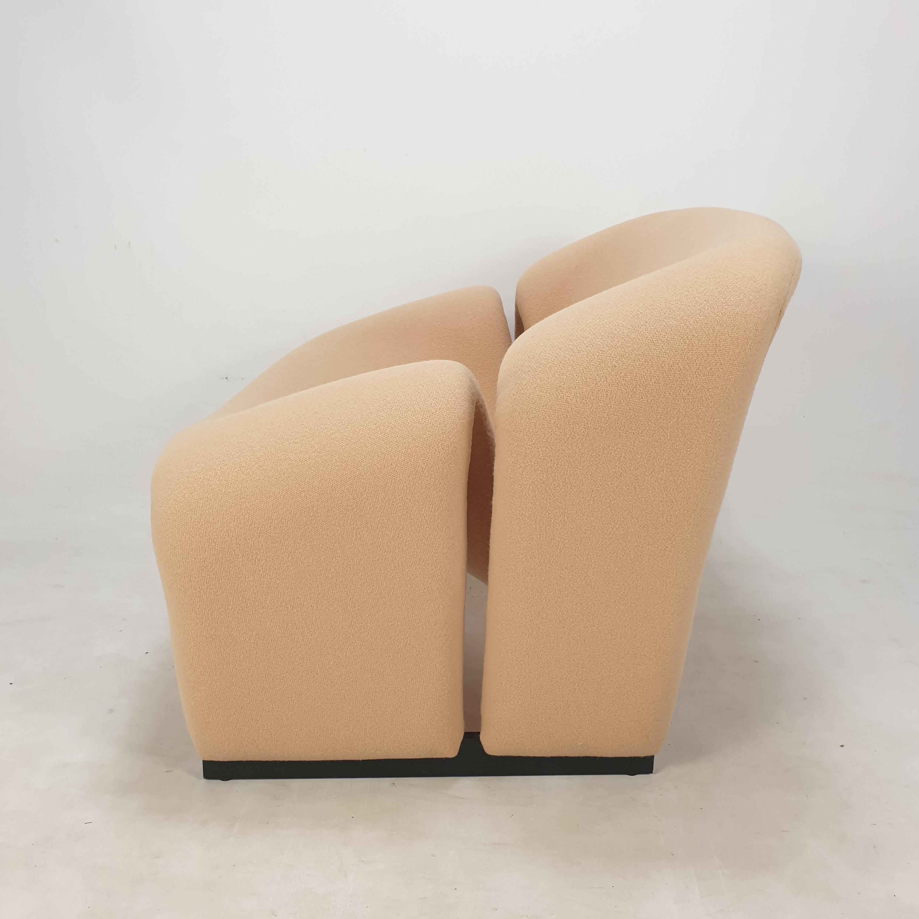 Set of 2 Model F580 Groovy Chairs by Pierre Paulin for Artifort, 1966 For Sale 7