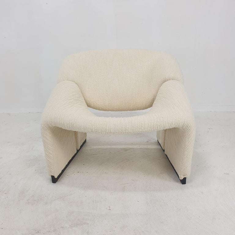 Mid-20th Century Set of 2 Model F580 Groovy Chairs by Pierre Paulin for Artifort, 1966 For Sale