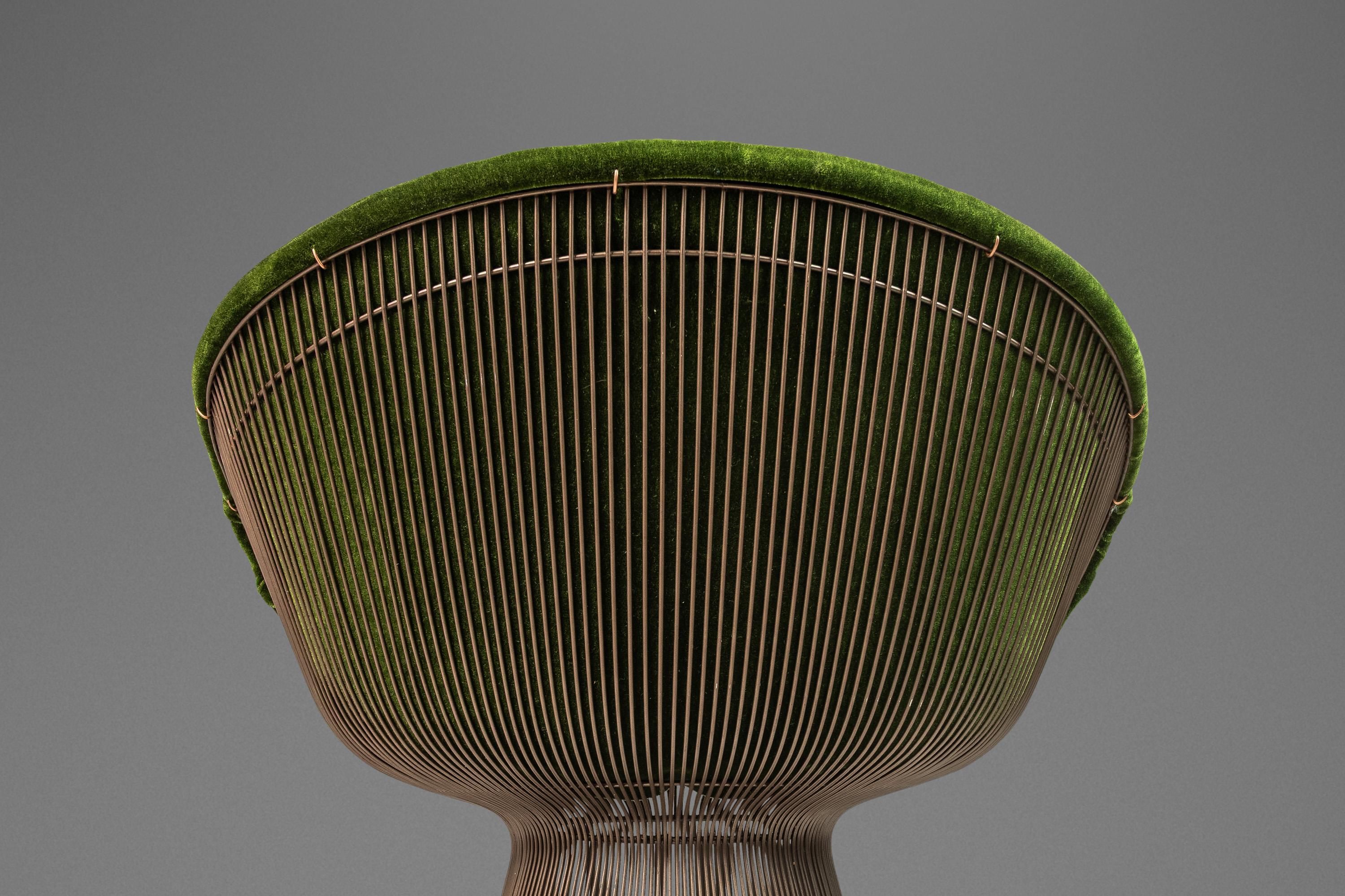 Ensemble de 2 chaises longues modernes de Warren Platner pour Knoll, États-Unis, vers 1973 en vente 5