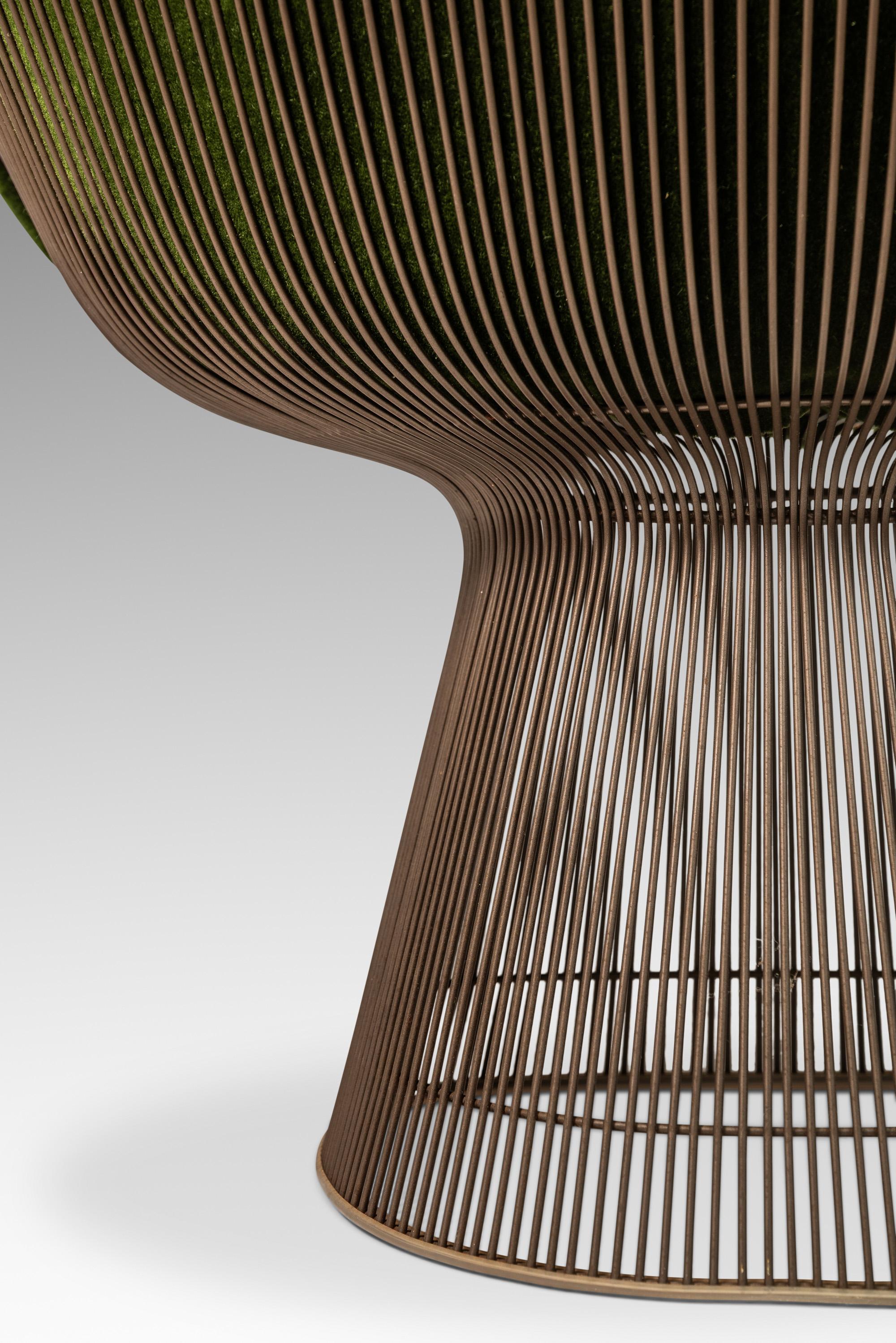 Ensemble de 2 chaises longues modernes de Warren Platner pour Knoll, États-Unis, vers 1973 en vente 10