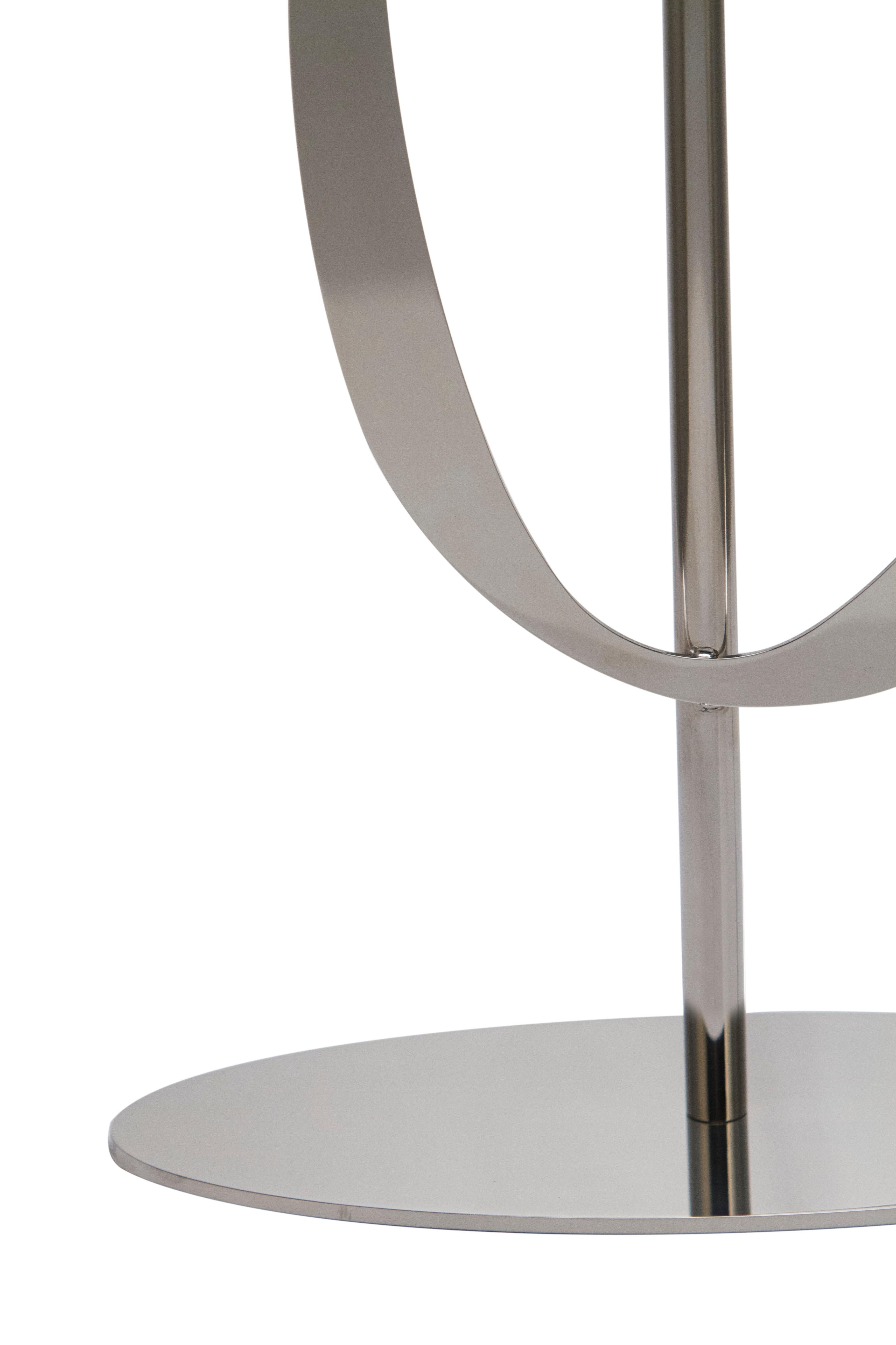 Ensemble de 2 lampes de table modernes Robin, en acier inoxydable, fabriquées à la main au Portugal par Greenapple Neuf - En vente à Lisboa, PT
