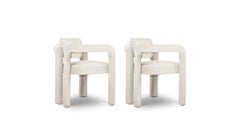 Stock set of 2 Modern Double Arch dining chair by InsidherLand