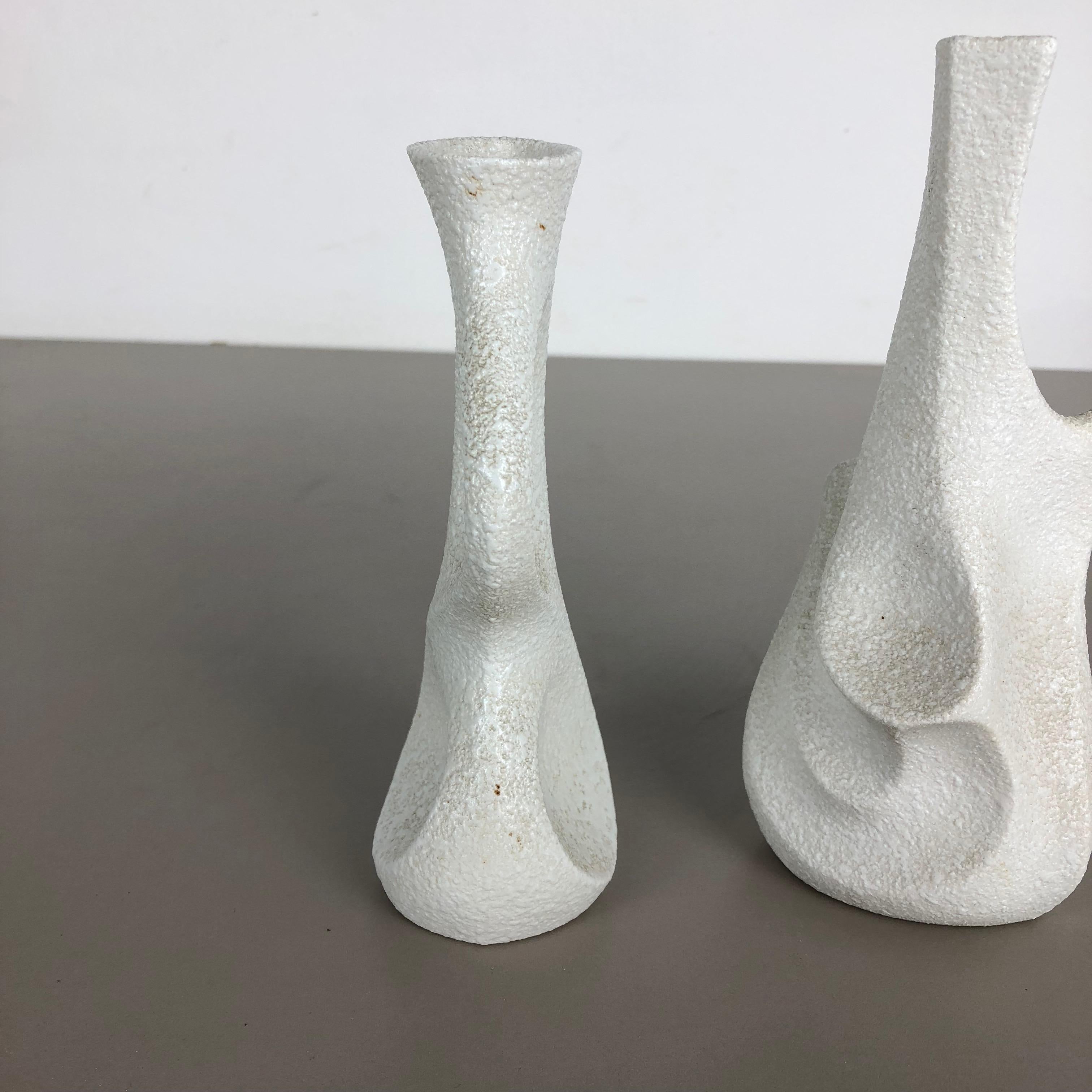 Set of 2 Modernist 1960s Vase Sculptures Peter Müller for Sgrafo Modern, Germany 5