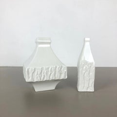Set of 2 Modernist 1960s Vase Sculptures Peter Müller for Sgrafo Modern, Germany