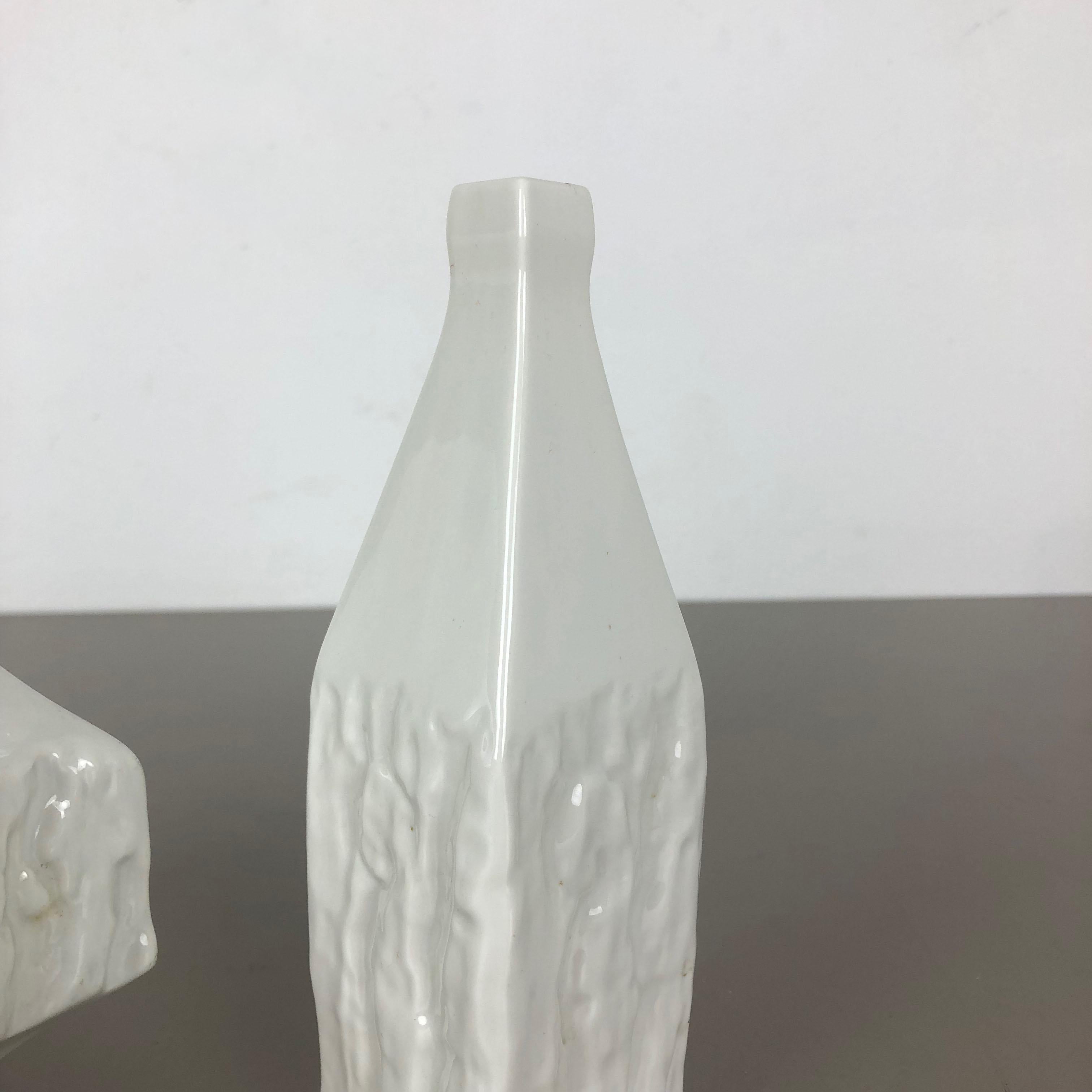 Ceramic Set of 2 Modernist 1960s Vase Sculptures Peter Müller for Sgrafo Modern, Germany For Sale