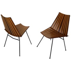 Set of 2 Modernist Chairs by Dirk Van Sliedregt for Rohé Noordwolde, 1960s