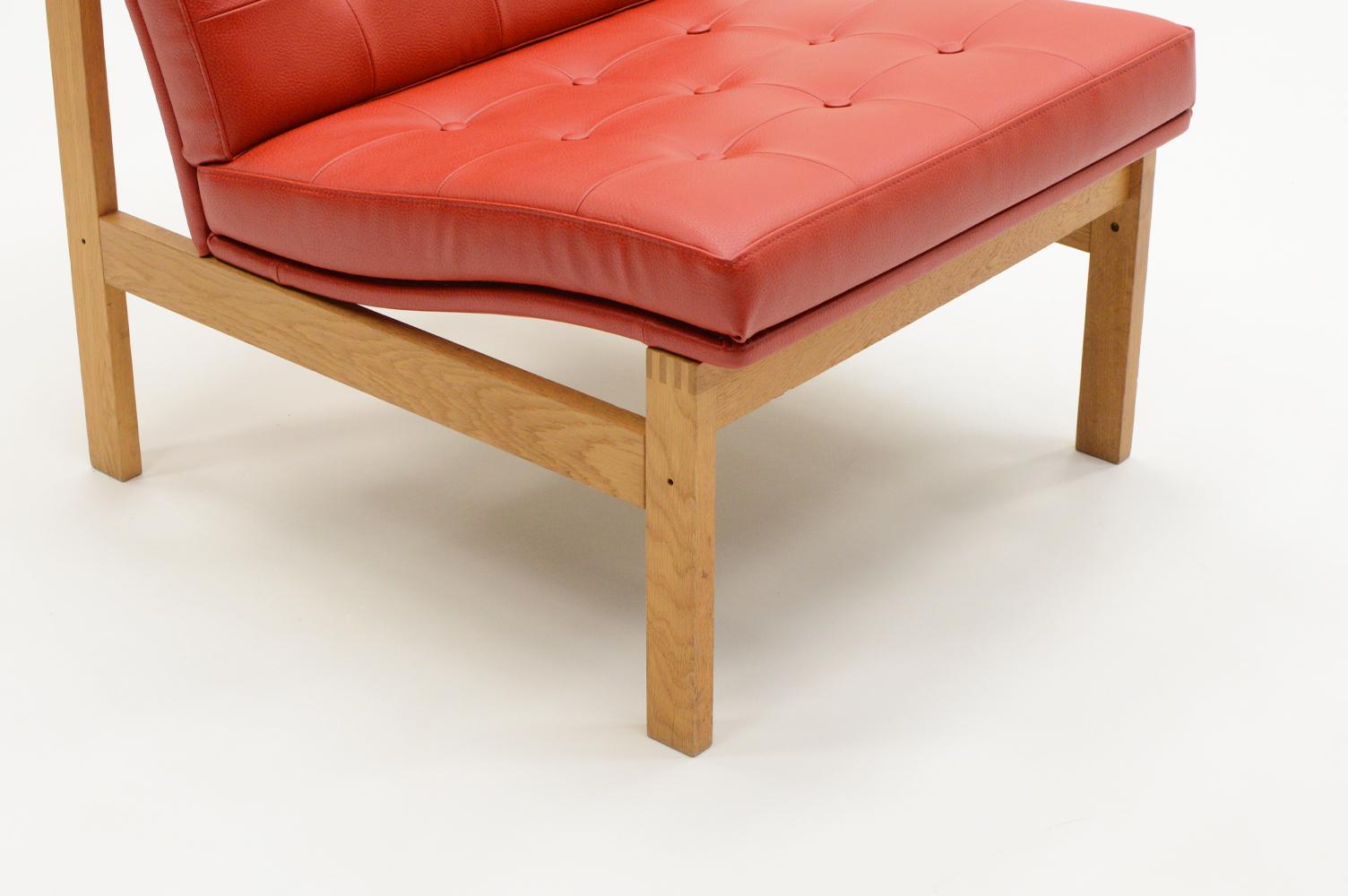 Mid-20th Century Set of 2 Moduline chairs by Ole Gjerløv Knudsen and Torben Lind for Cado, 1960s For Sale