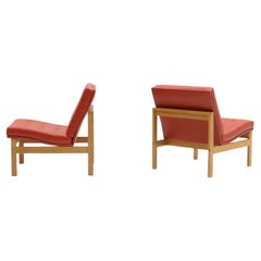 Set of 2 Moduline chairs by Ole Gjerløv Knudsen and Torben Lind for Cado, 1960s