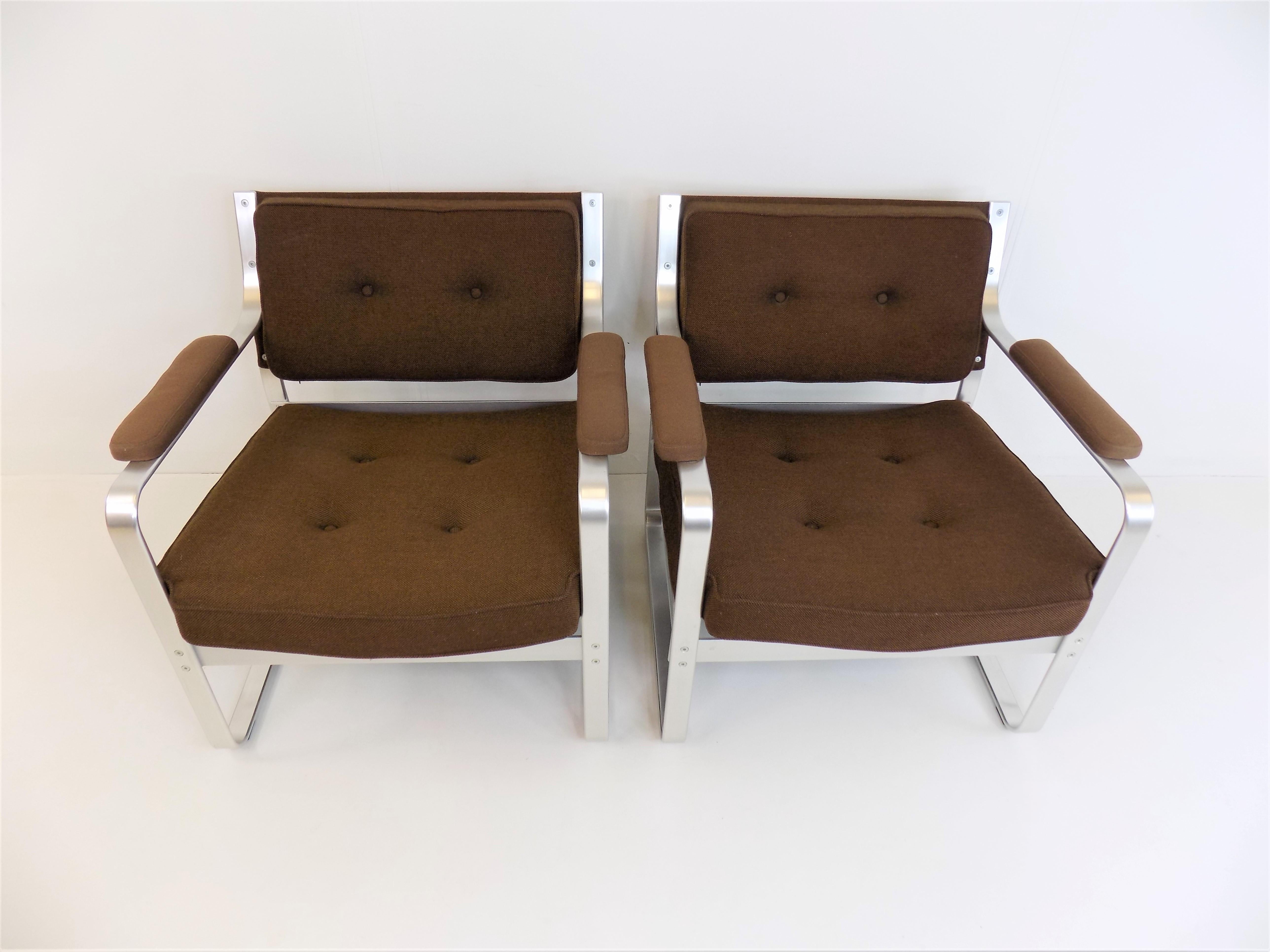 Swedish Set of 2 Mondo Lounge Chairs by Karl-Erik Ekselius for JOC Möbel