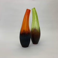 Set di 2 vasi Moonlanding di Monica Backstrom per Kosta Boda Sweden