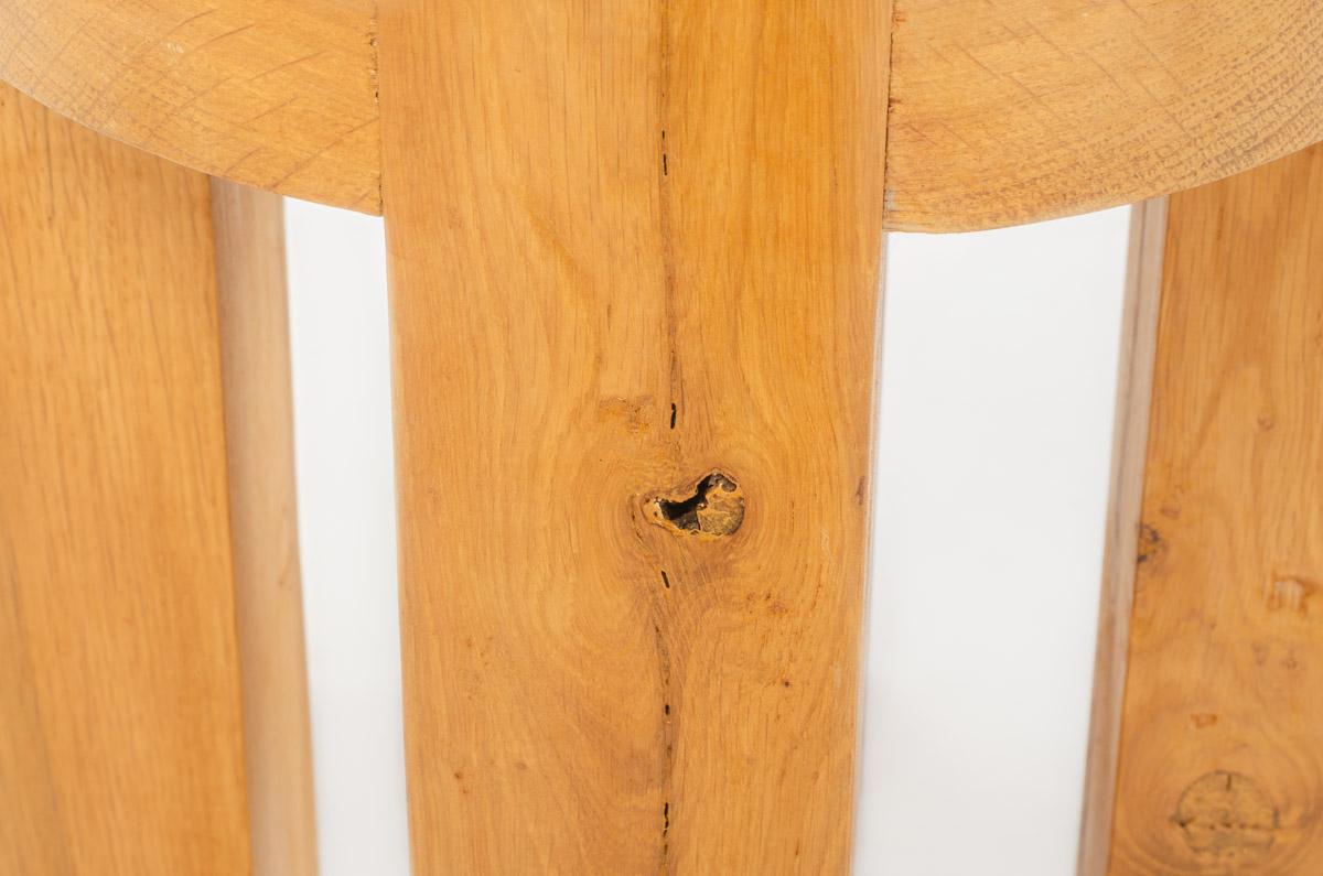 Set of 2 Monolith stools in oak G44 collection For Sale 7