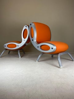 Set di 2 sedie da reception Moroso Gluon di Marc Newson, anni '90