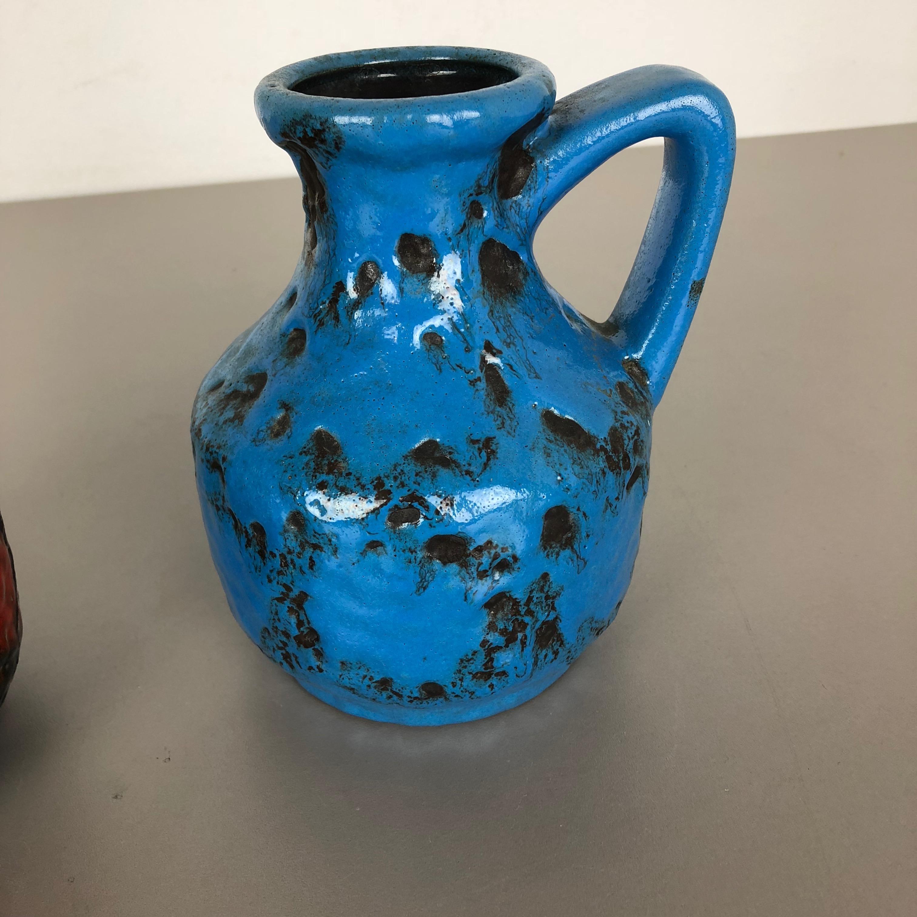 Set di 2 vasi in ceramica Op Art Lava grassa multicolore 
