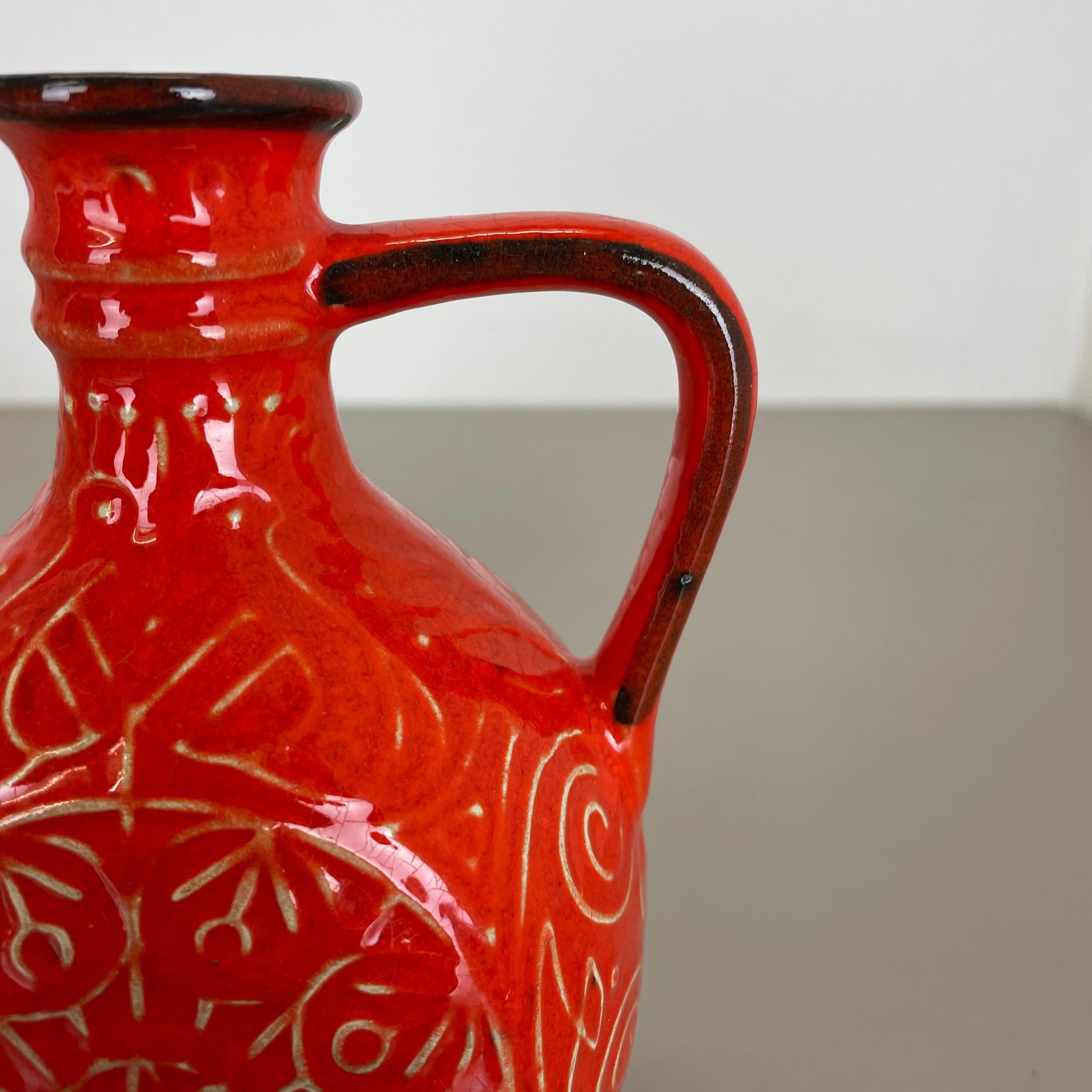 Set di 2 vasi in ceramica Op Art Multi-Color Fat Lava Made Bay Ceramics, Germania in vendita 6