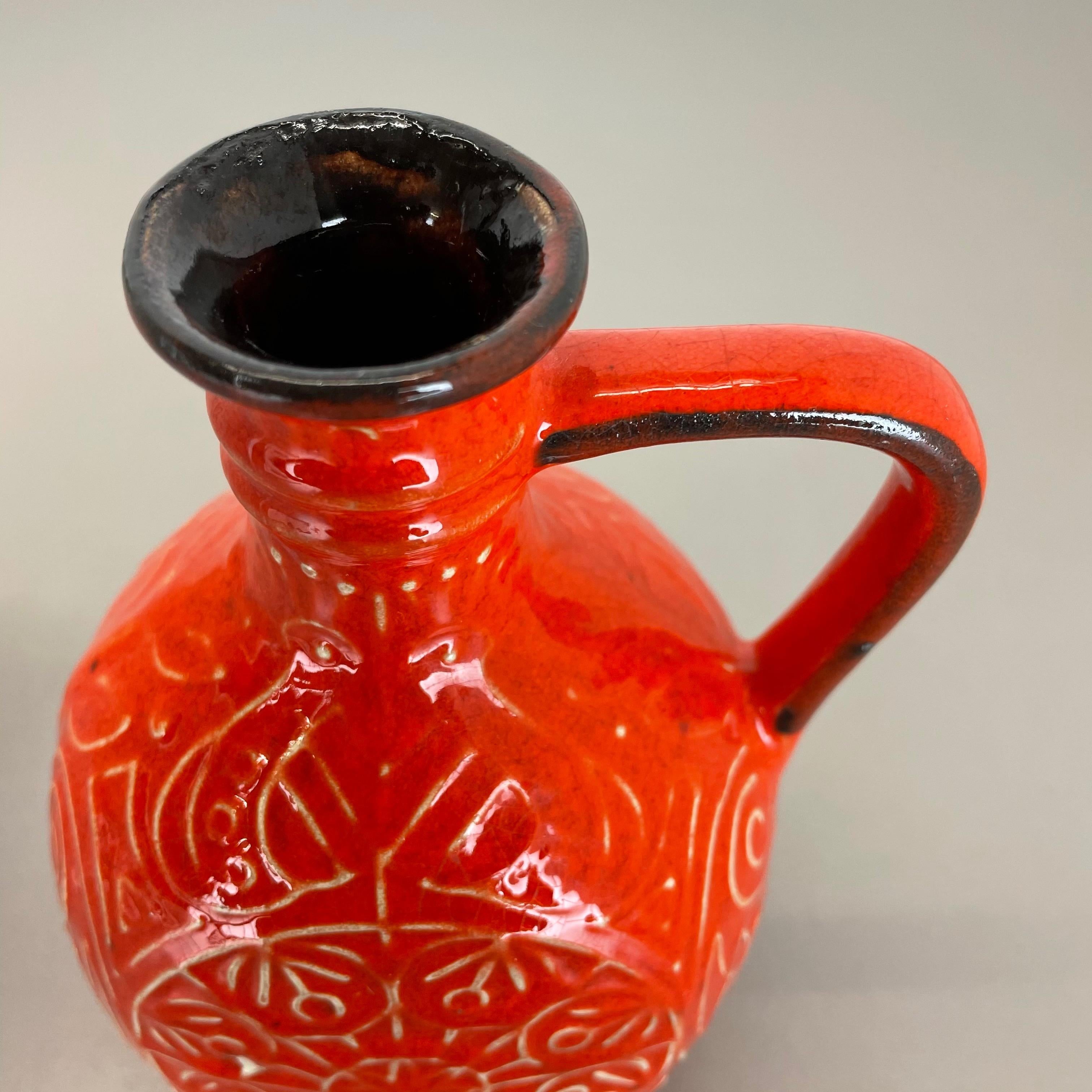 Set di 2 vasi in ceramica Op Art Multi-Color Fat Lava Made Bay Ceramics, Germania in vendita 7