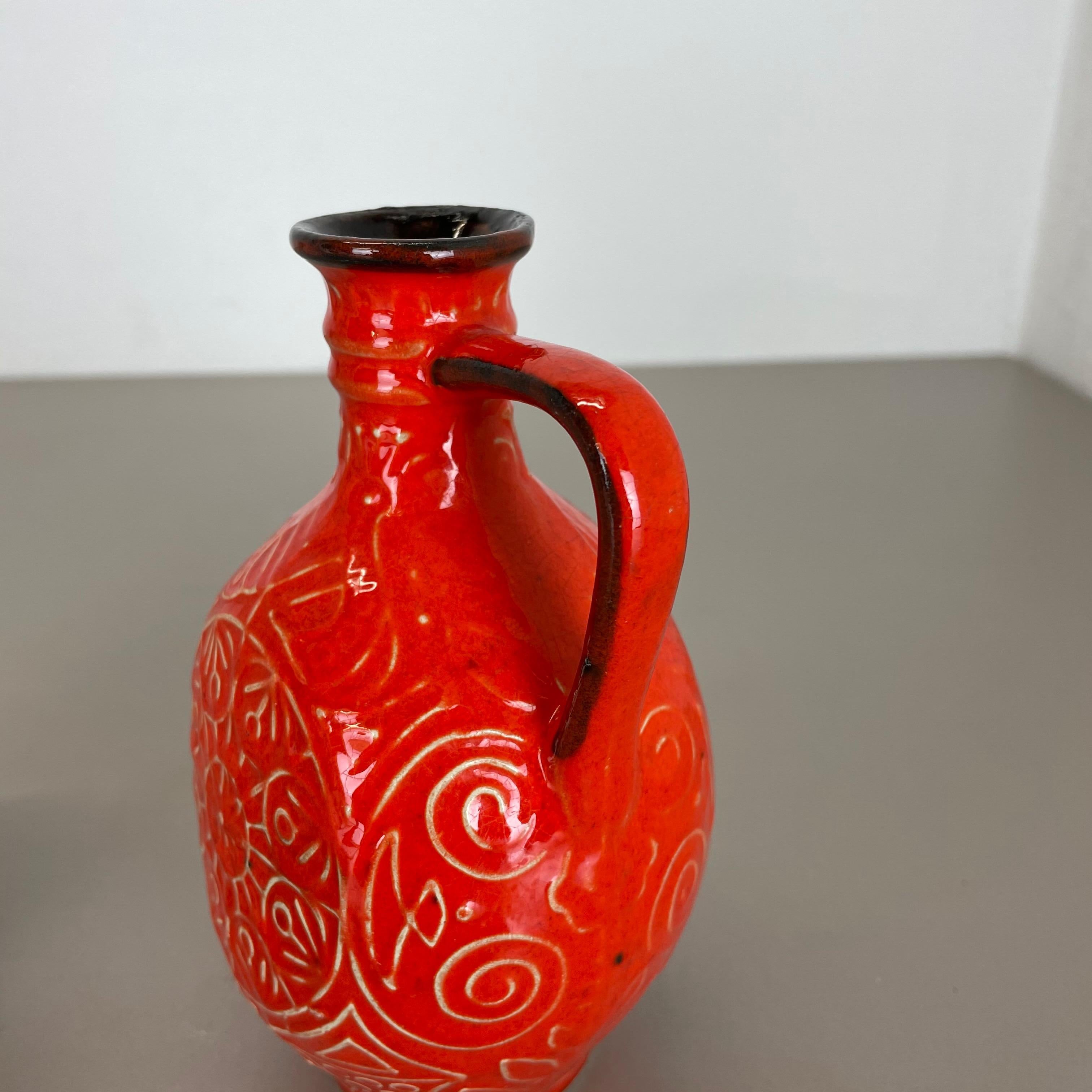 Set di 2 vasi in ceramica Op Art Multi-Color Fat Lava Made Bay Ceramics, Germania in vendita 8
