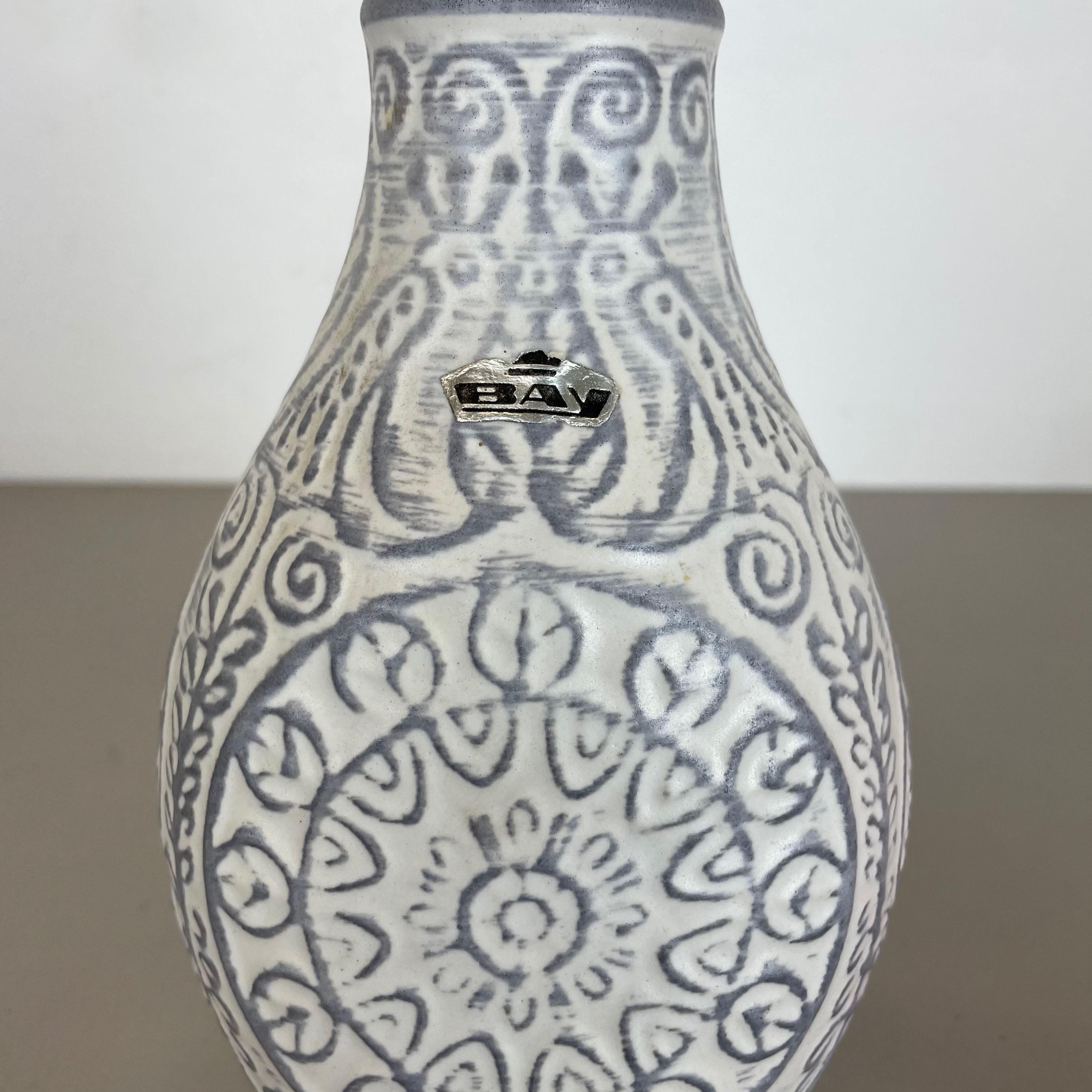 Set di 2 vasi in ceramica Op Art Multi-Color Fat Lava Made Bay Ceramics, Germania in vendita 1