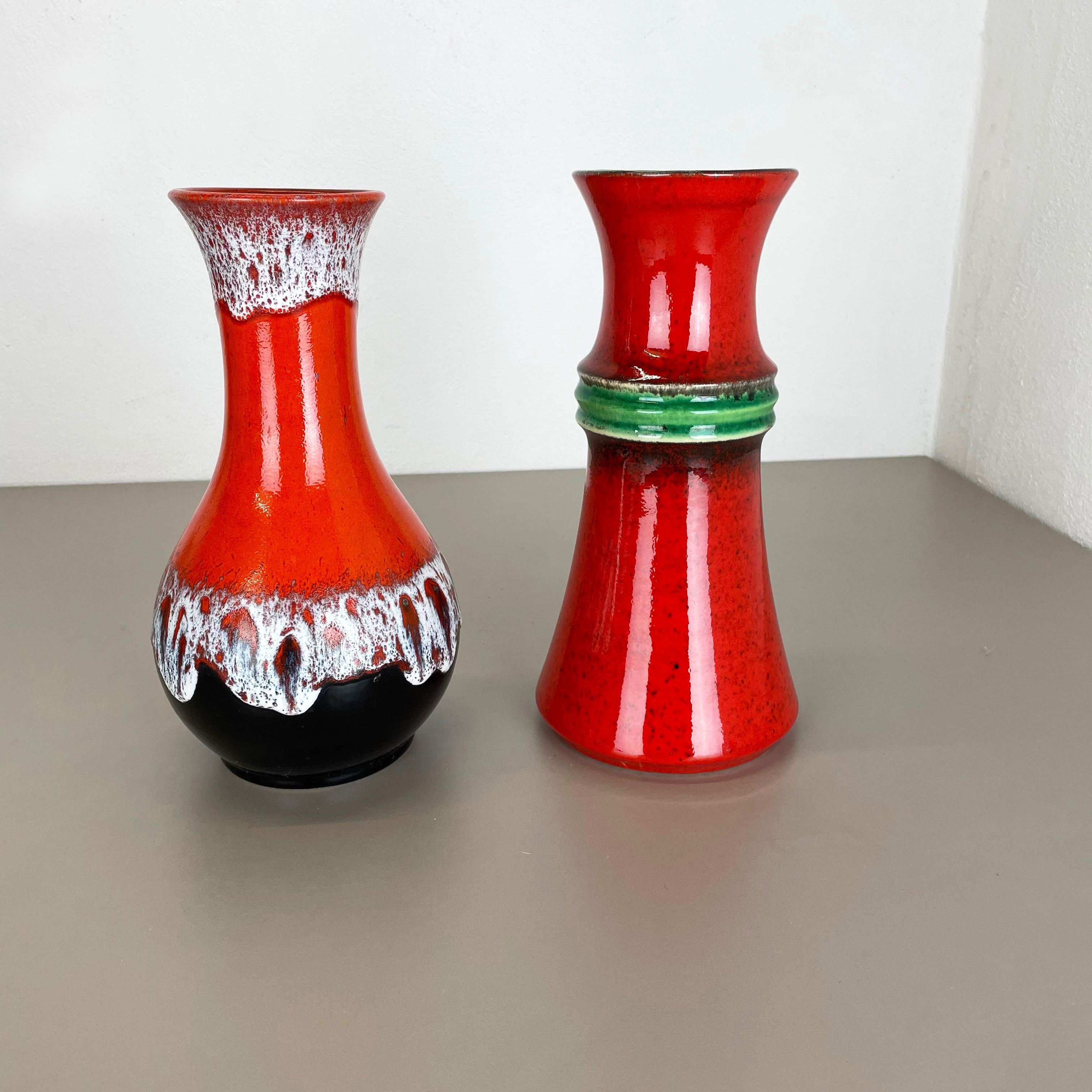 Article:

Pottery ceramic vase set of 2


Producer:

JASBA Ceramic, Germany


Decade:

1970s



Description:

Set of 2 original vintage 1970s pottery ceramic vase made in Germany. High quality German production with a nice abstract