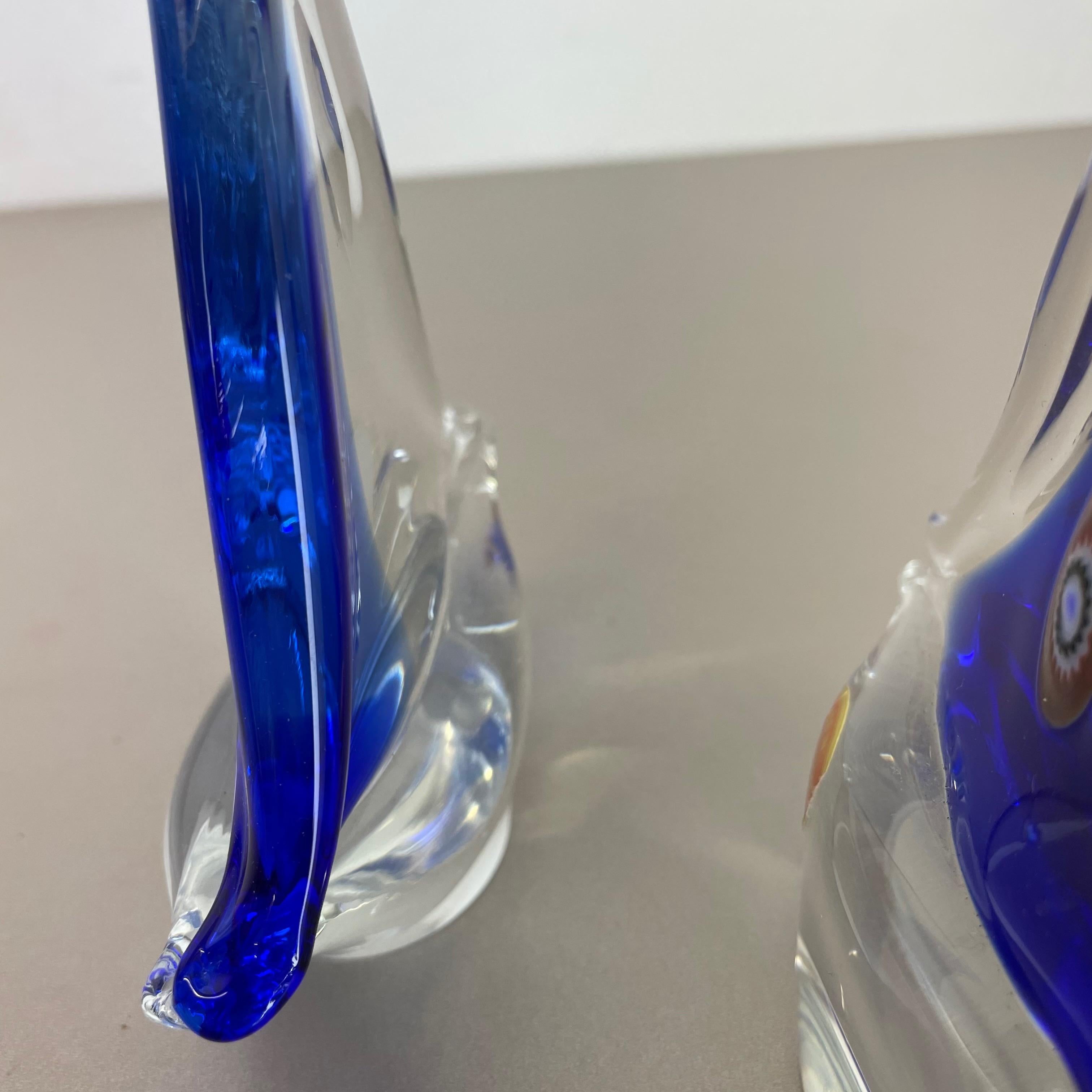 Set of 2 Murano Glass Sailing Boats Ship Elements, Murano, Italy 1970 For Sale 5