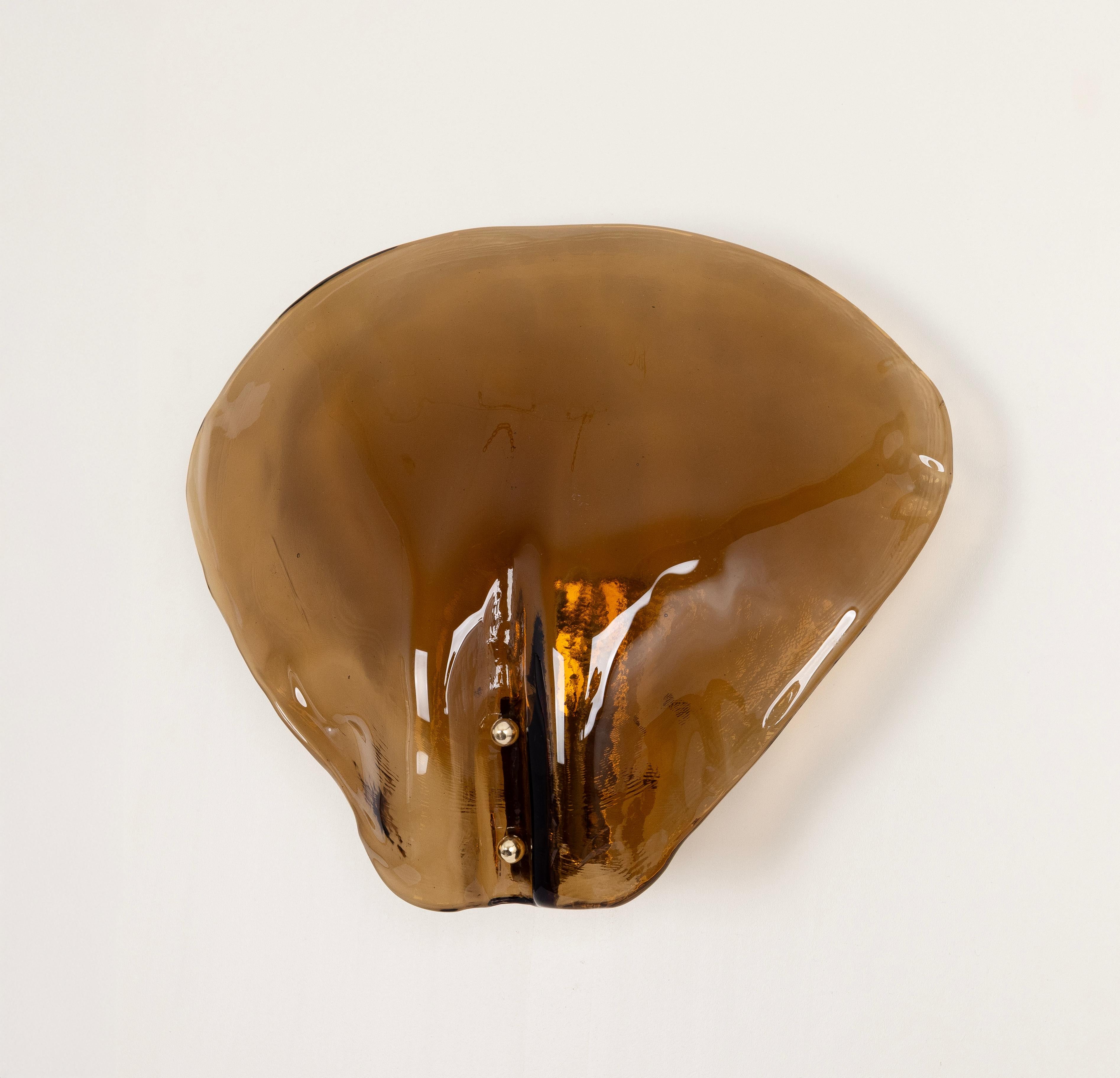 Juego de 2 apliques de cristal de Murano by Kalmar, Austria, circa 1970s Moderno de mediados de siglo en venta