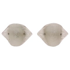 2 Big Murano Glass Wall Lamps by J.T. Kalmar, 1970s