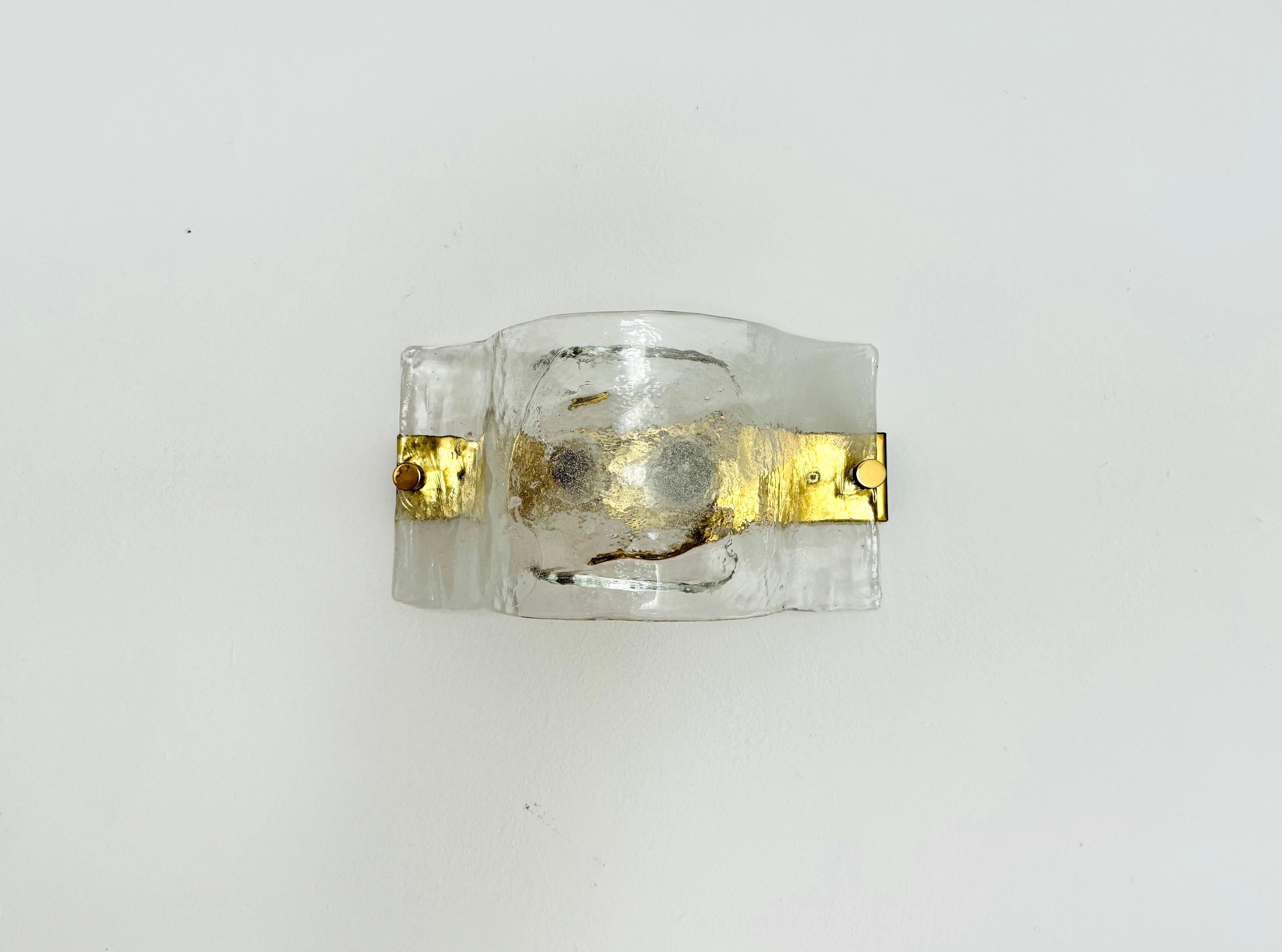 2er-Set Wand- oder Deckenleuchten aus Muranoglas von Carlo Nason für Mazzega (Moderne der Mitte des Jahrhunderts) im Angebot