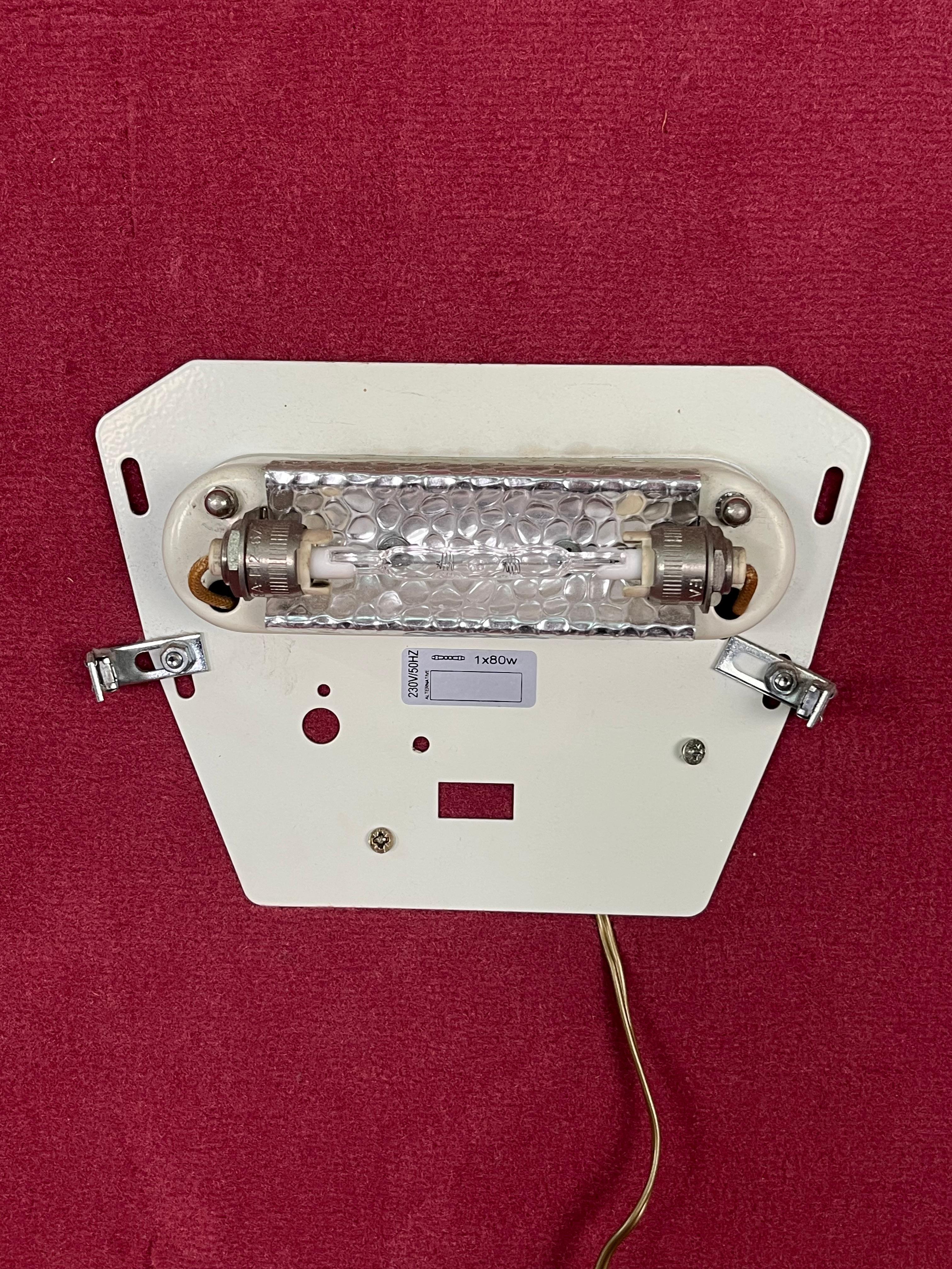 Set di 2 lampade da parete trasparenti e in vetro di Murano, anni '80 in vendita 12