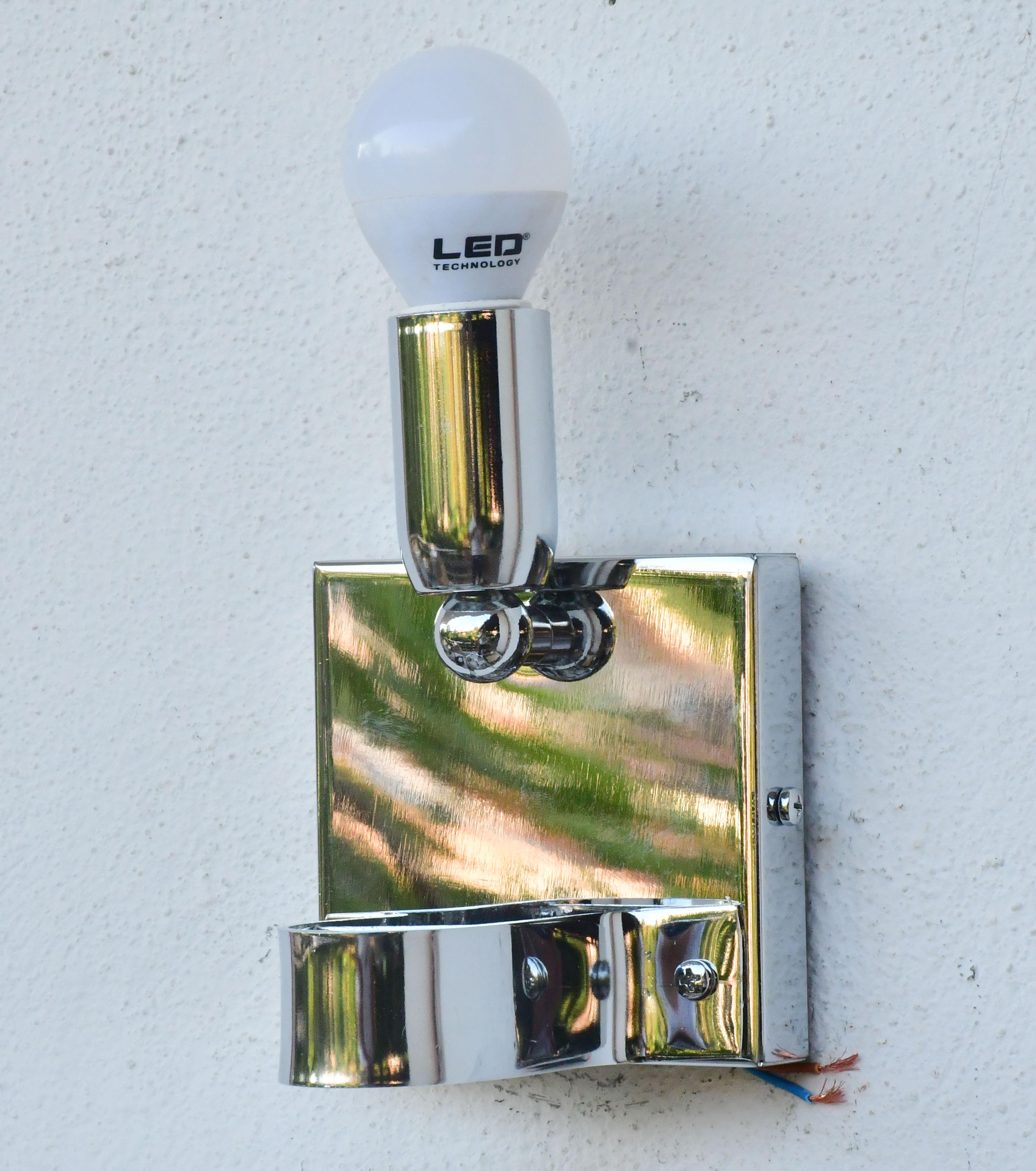 Set of 2 Murano Wall Light by Franco Luce, 1970s For Sale 9