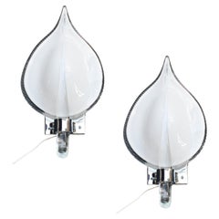Set of 2 Murano Wall Light by Franco Luce, 1970s