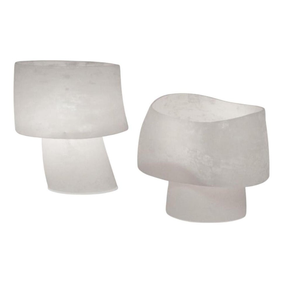 Set of 2 Mush Lamps by Kilzi For Sale