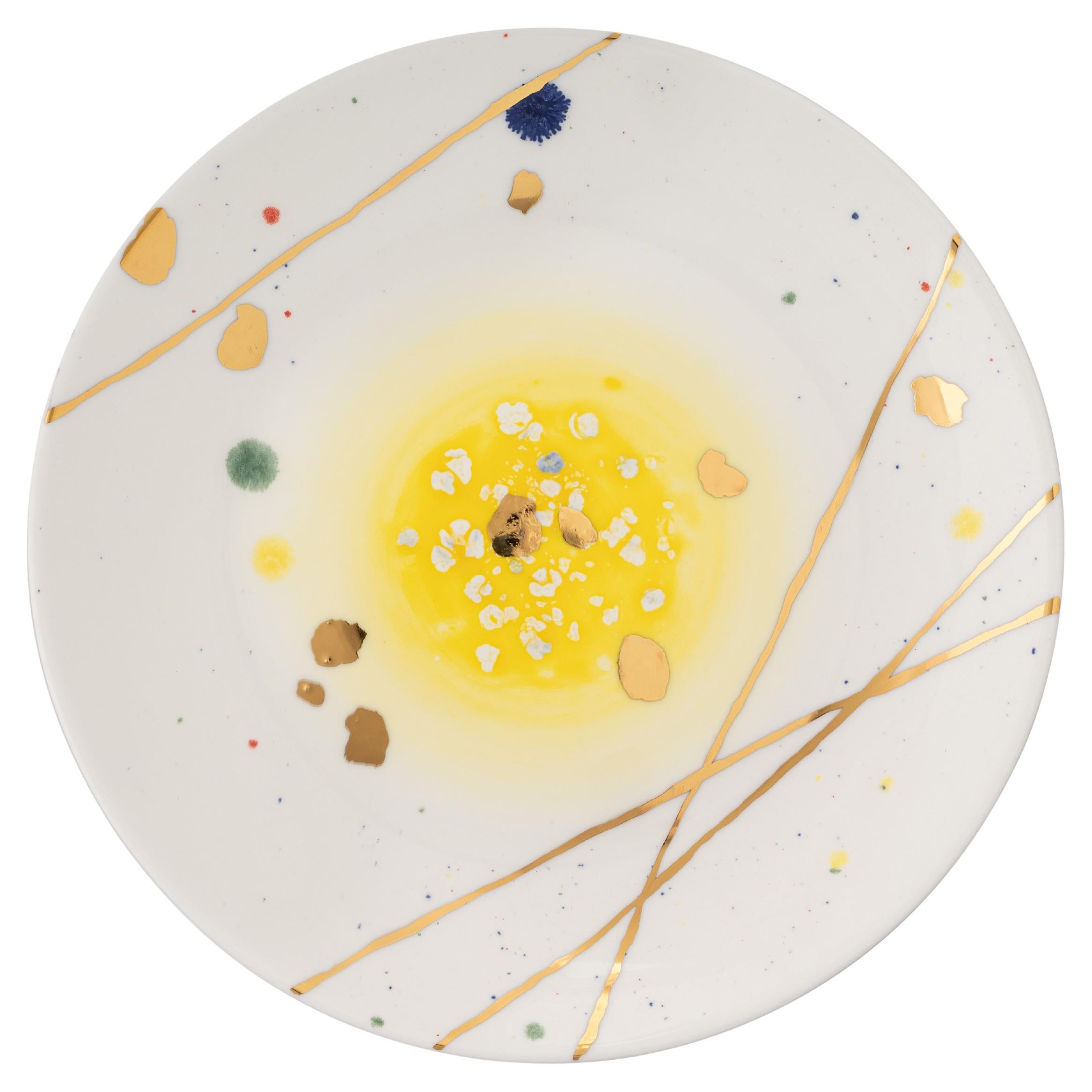 Set of 2 Naples Dessert Coupe Plates