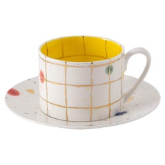 Set de 2 tazas de té y platillos rectos Nápoles