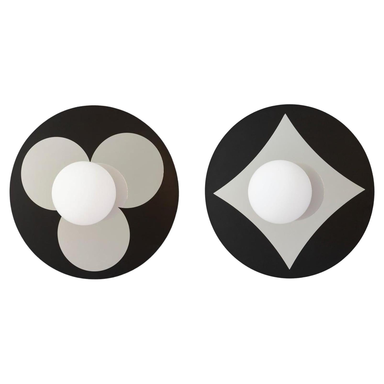 Set of 2 Nickel Venice Wall Lamp by Magic Circus Editions