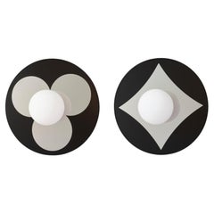 Set of 2 Nickel Venice Wall Lamp by Magic Circus Editions
