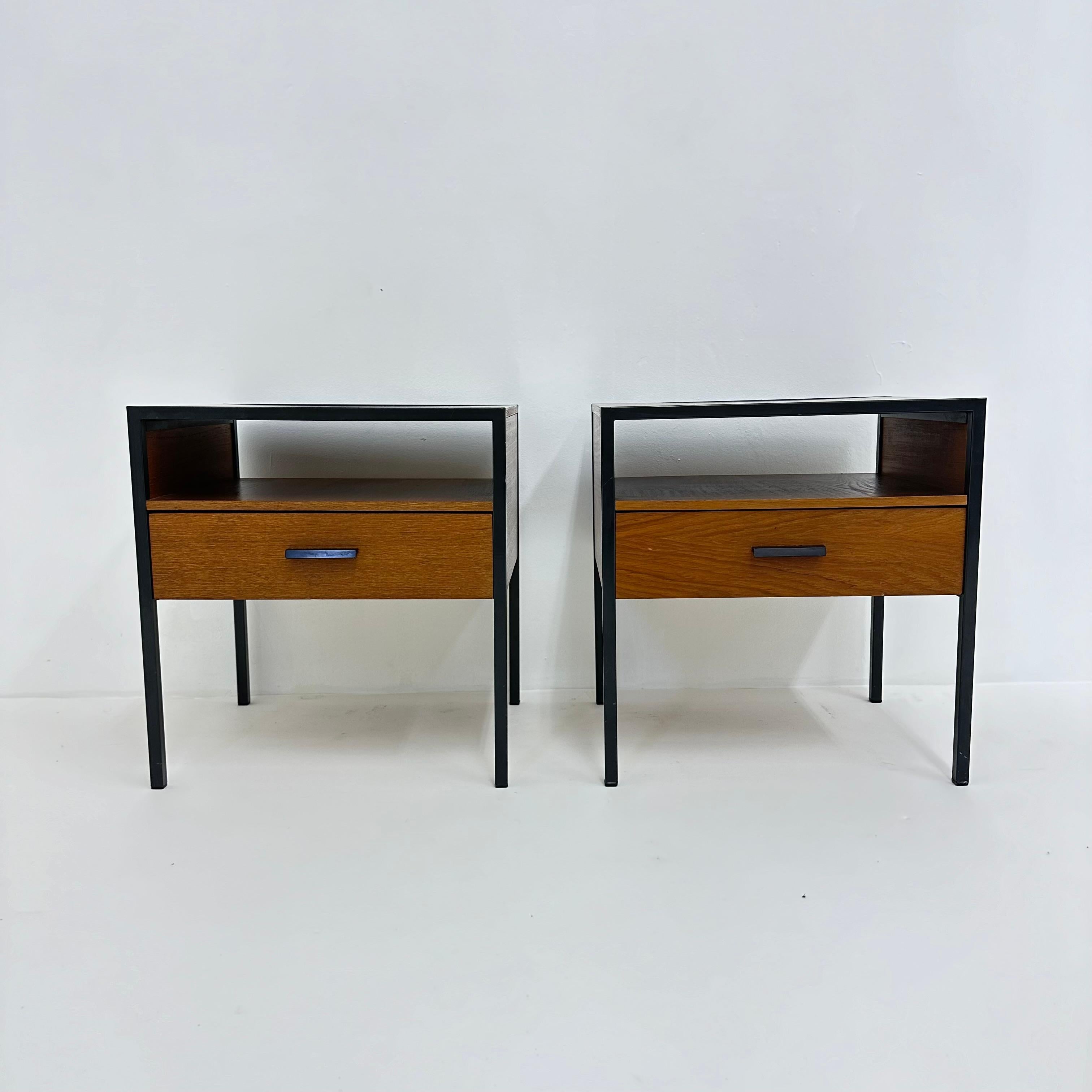 Ensemble de 2 tables de nuit par André Cordemeyer pour Auping , 1960's 4