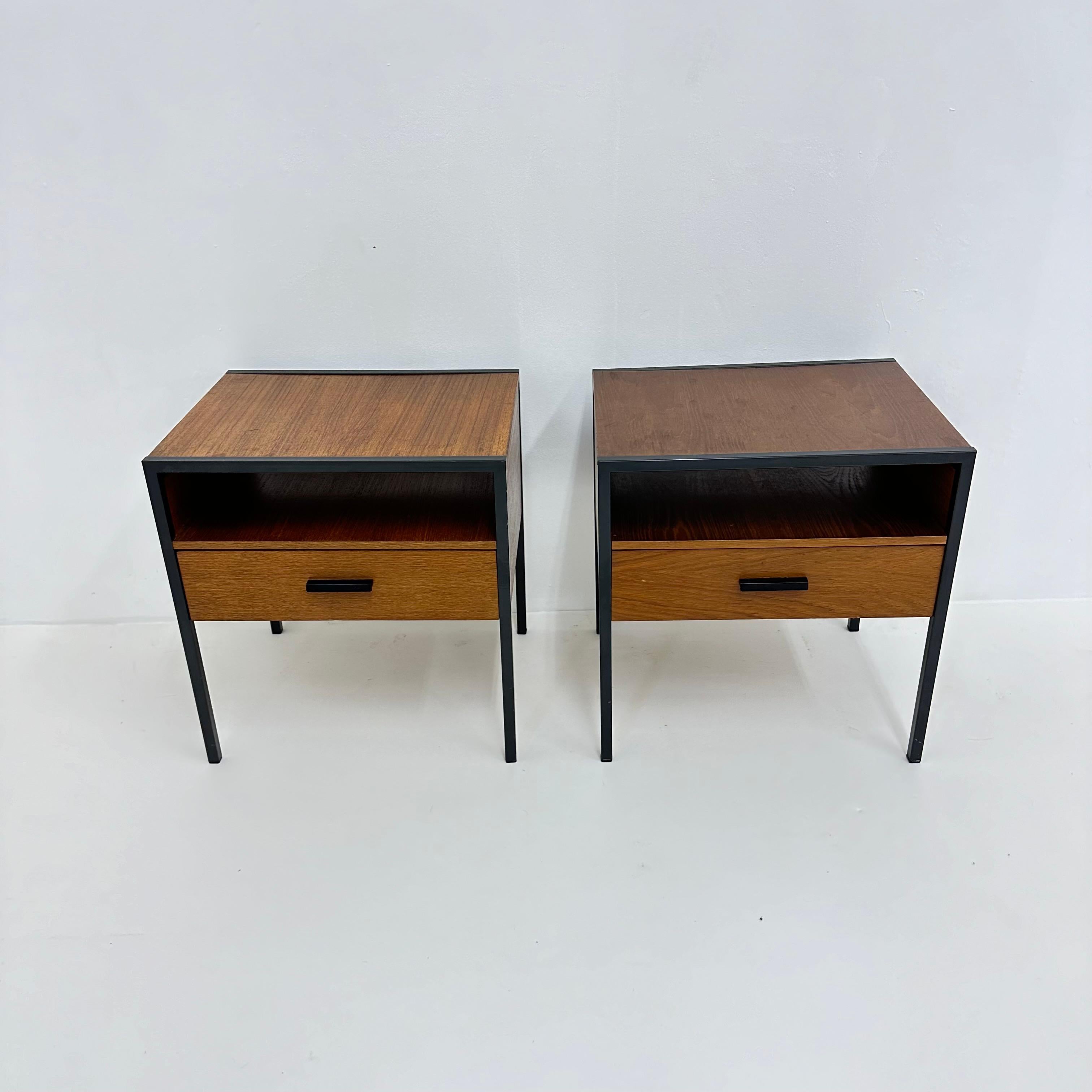 Ensemble de 2 tables de nuit par André Cordemeyer pour Auping , 1960's 5