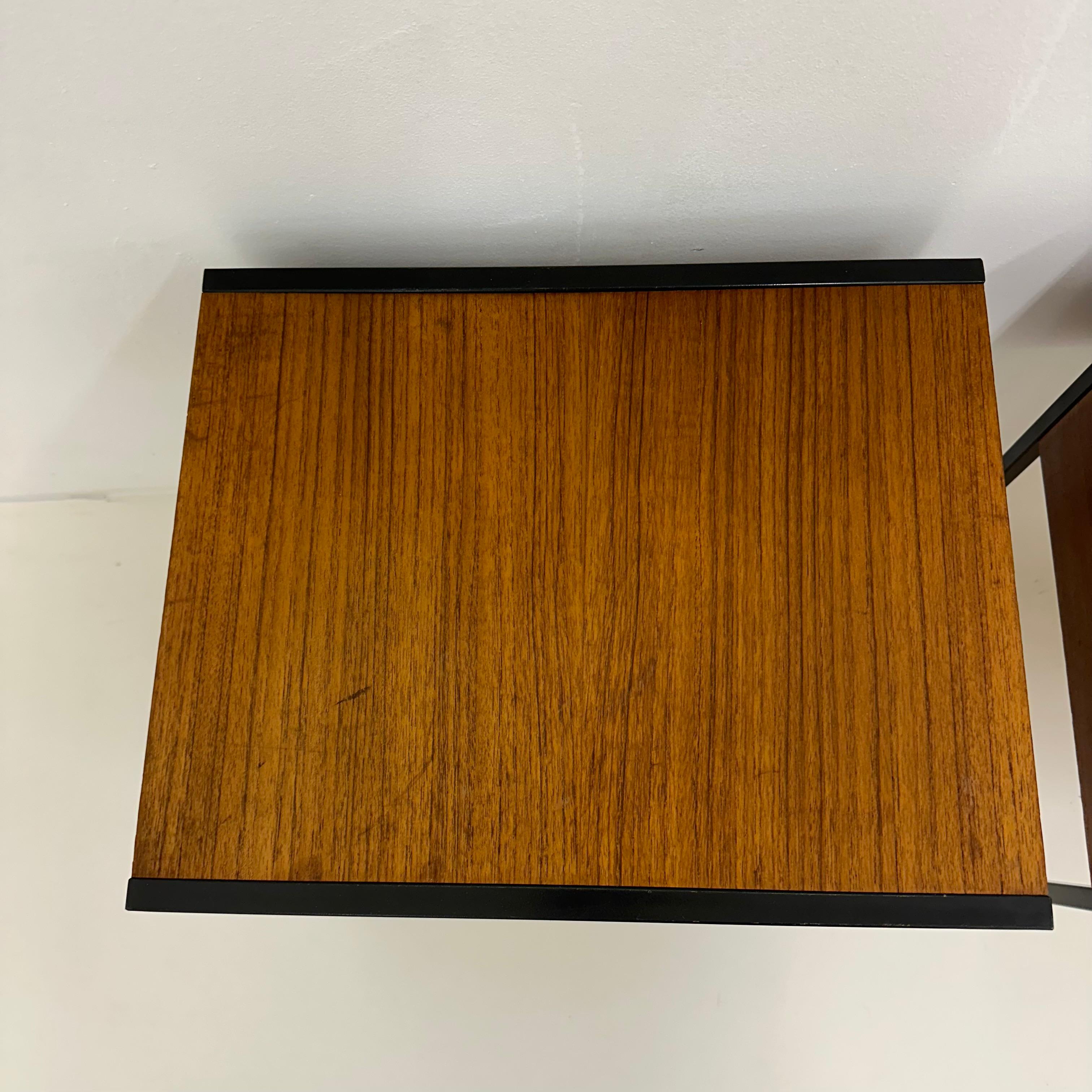 Ensemble de 2 tables de nuit par André Cordemeyer pour Auping , 1960's 9