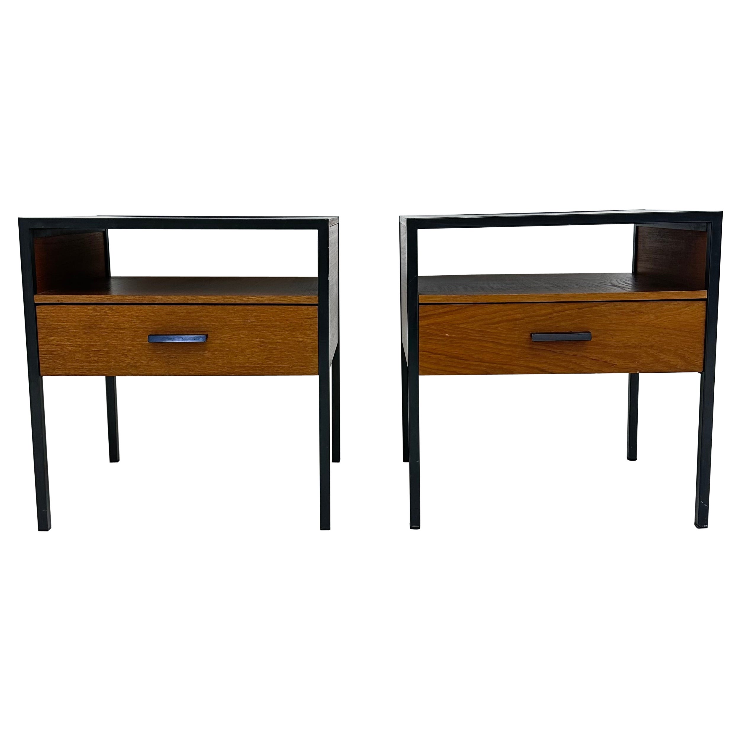 Ensemble de 2 tables de nuit par André Cordemeyer pour Auping , 1960's
