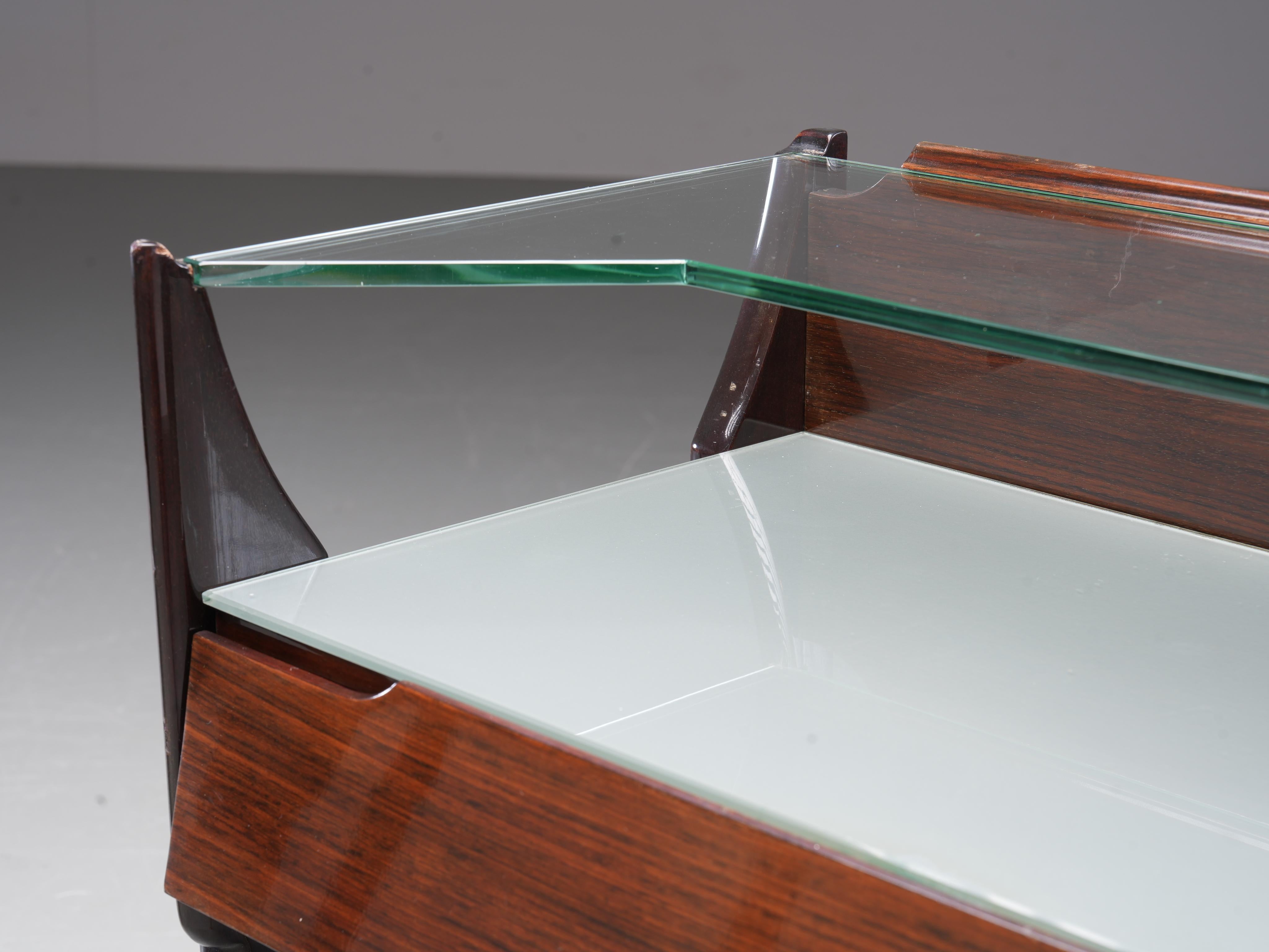 20th Century Set of 2 Night Stands by La Permanente Mobili Cantù, Italy, 1950's For Sale