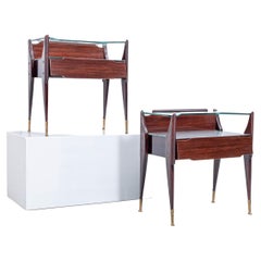 Set of 2 Night Stands by La Permanente Mobili Cantù, Italy, 1950's