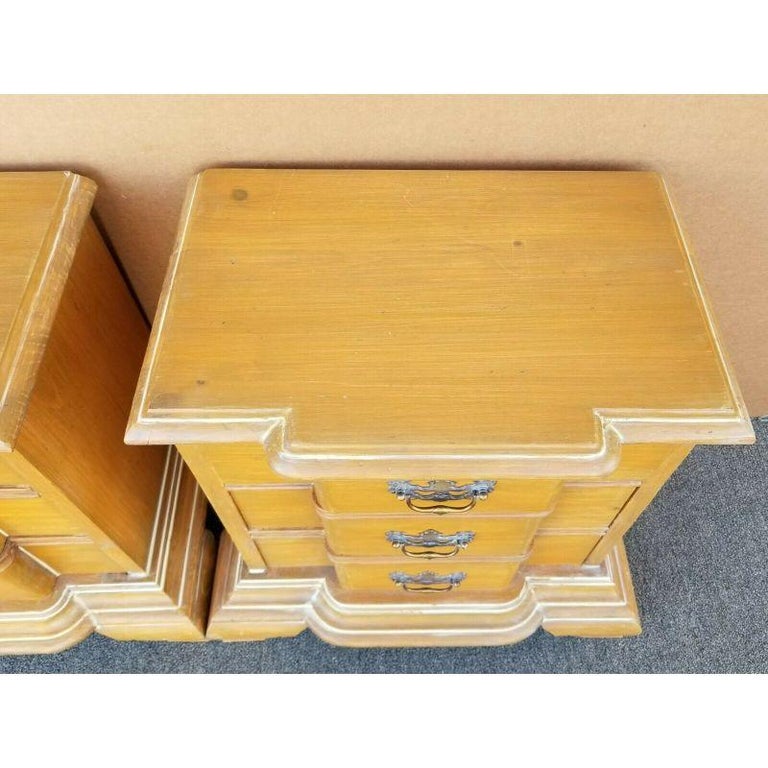 Set of 2 Nightstands Side Tables by Alberto Cervero of Spain For Sale