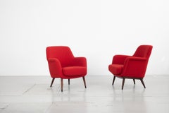 Set of 2 Nino Zoncada Armchairs, Cassina, Model 1102 and 1102