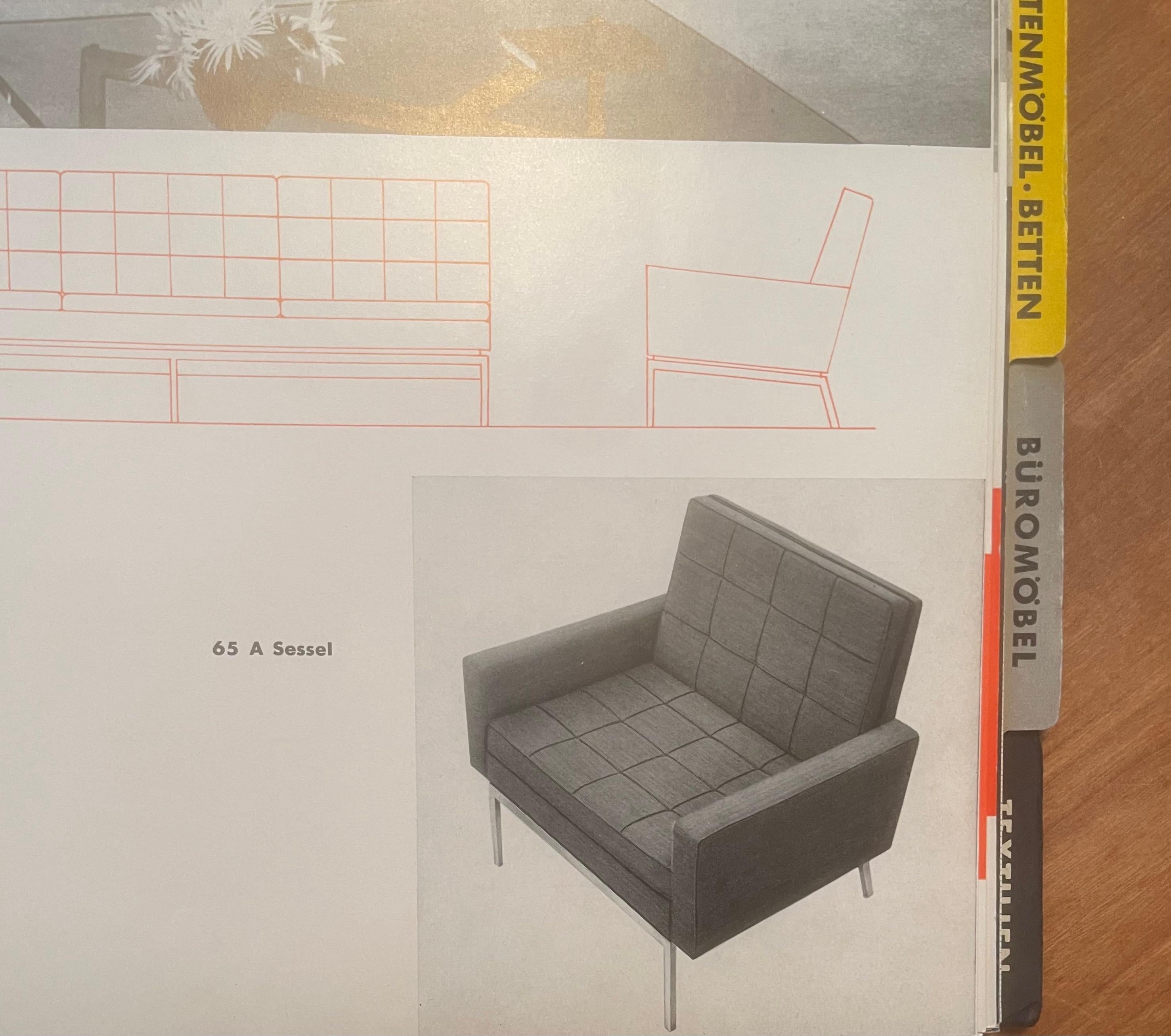 set of 2 no. 65a lounge chairs by knoll international 13