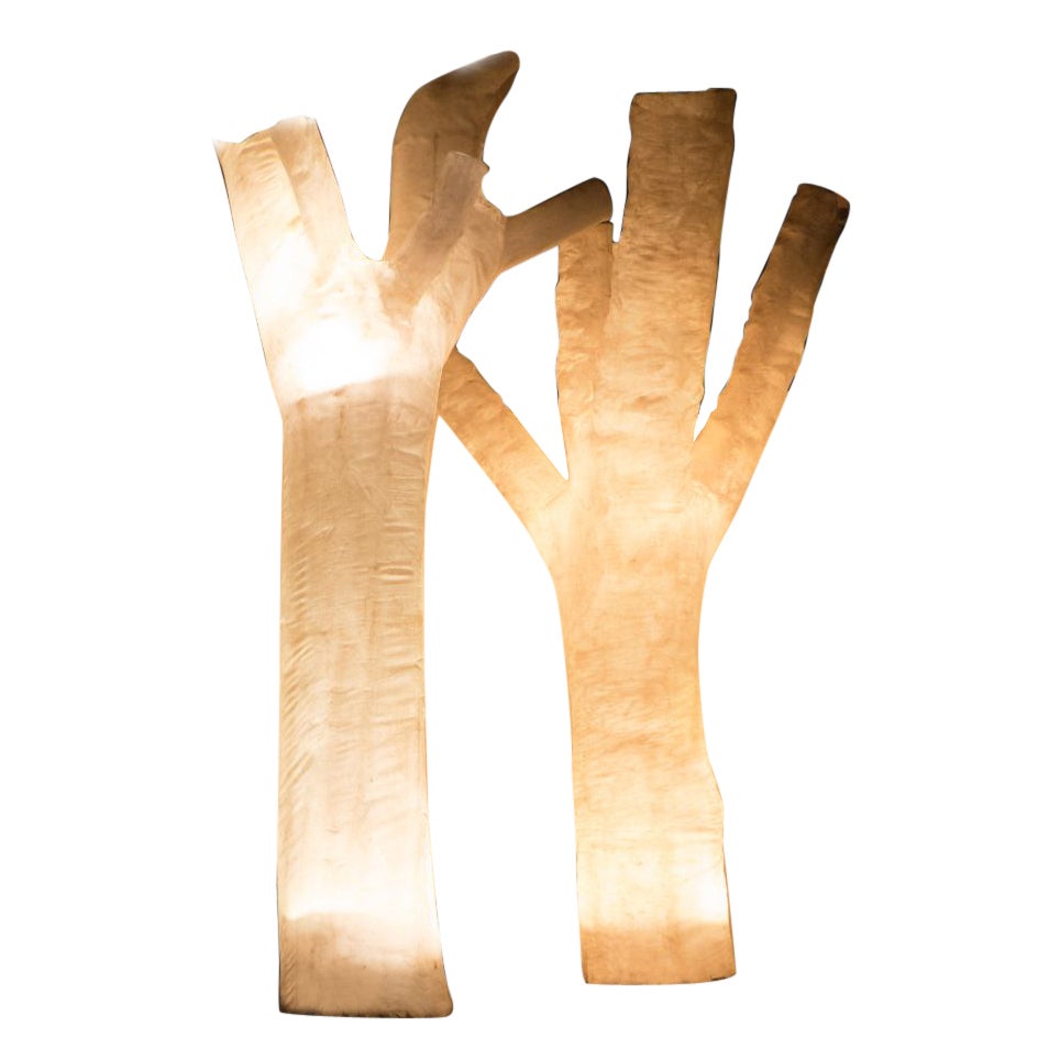 Ensemble de 2 sculptures lumineuses No Leafs de l'Atelier Haute Cuisine en vente